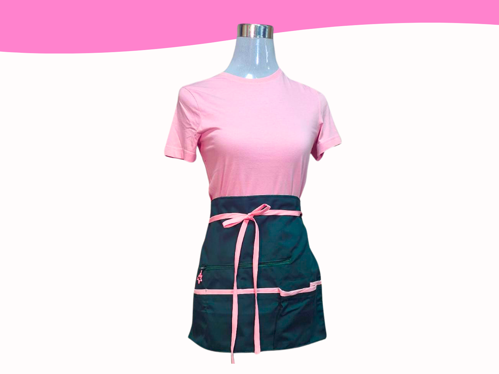 Mandiles Multibolsillos Creativos Rectos 4