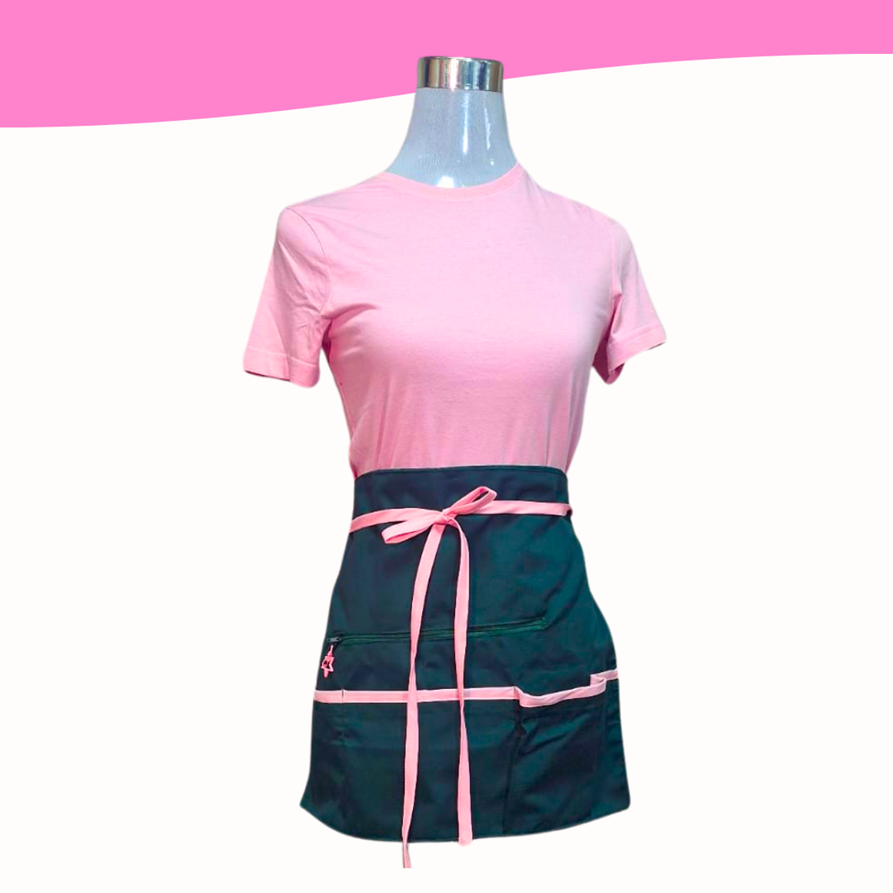 Mandiles Multibolsillos Creativos Rectos 4