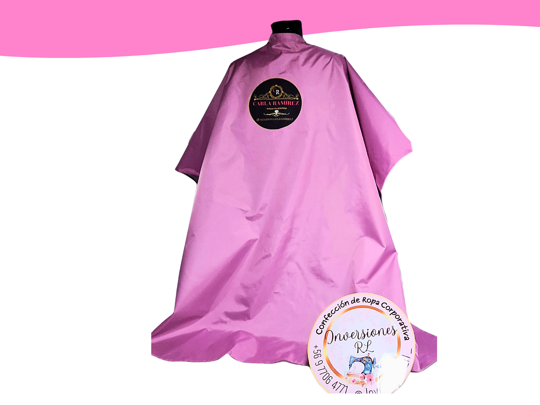 Capas de peluquería antifluidos 8