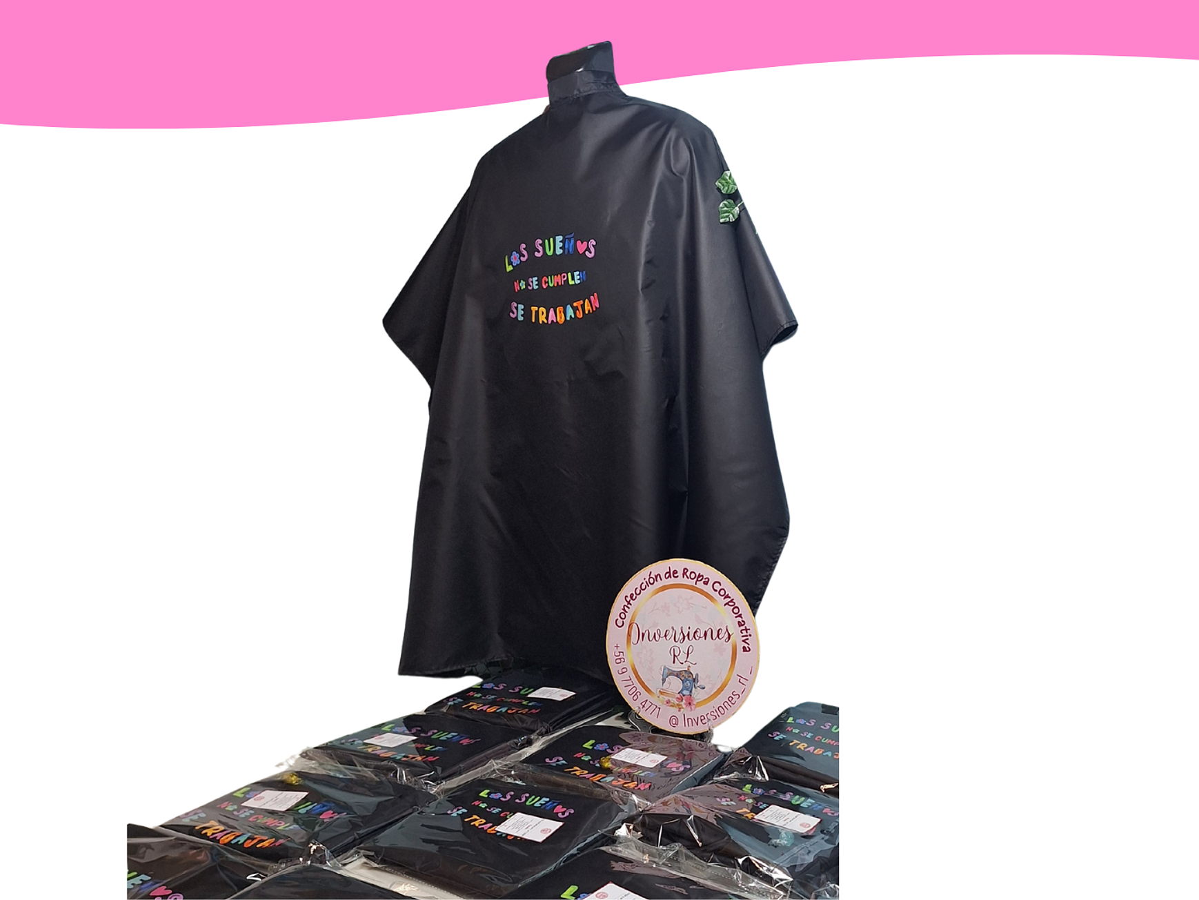 Capas de peluquería antifluidos 7