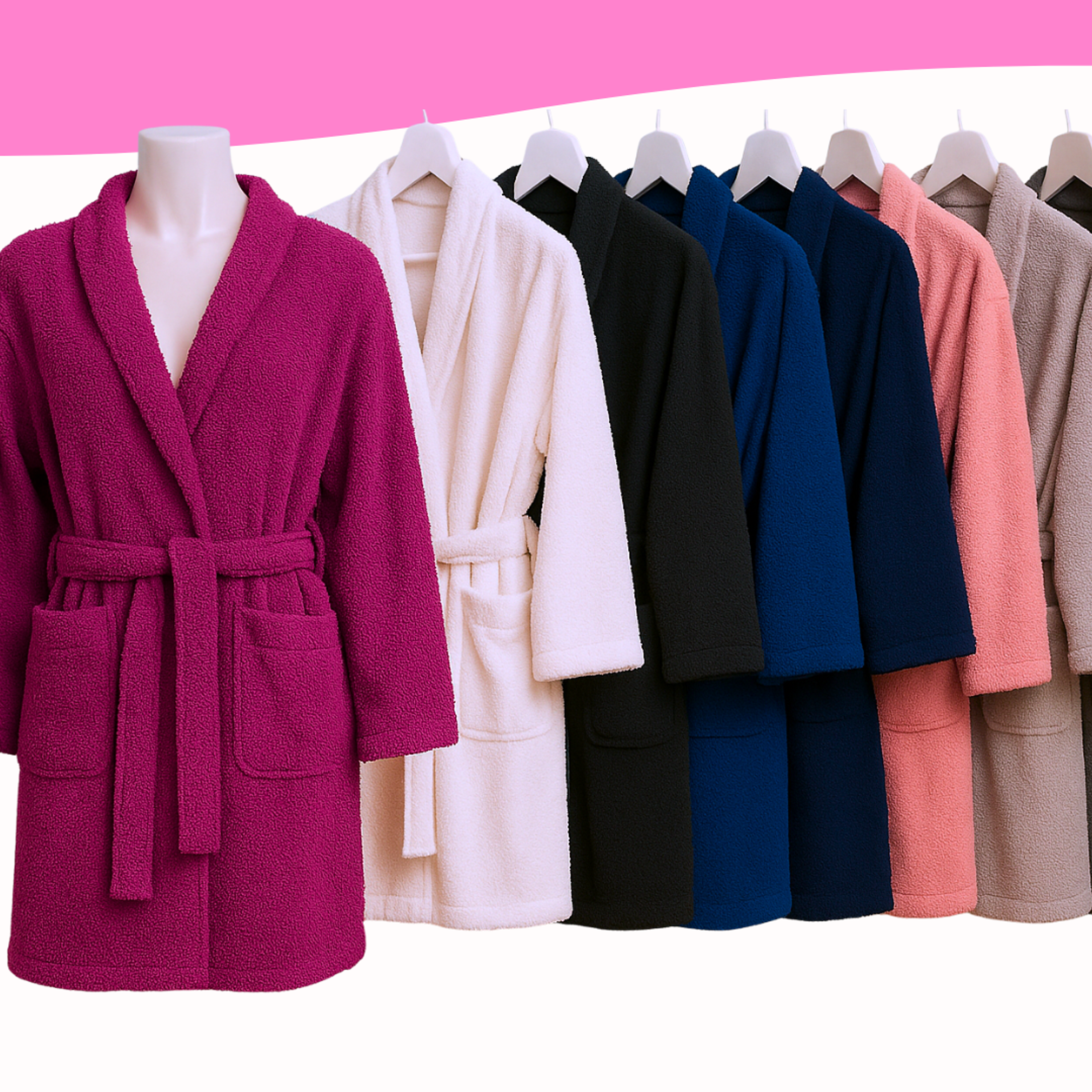 Bata para salida de baño (de toalla absorbente) 1