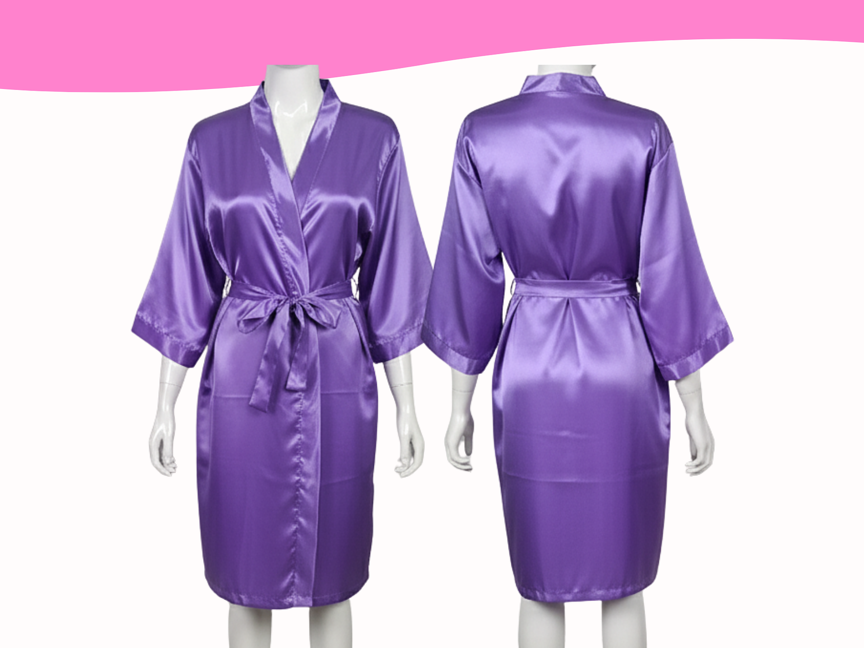 Bata de seda LILA 1