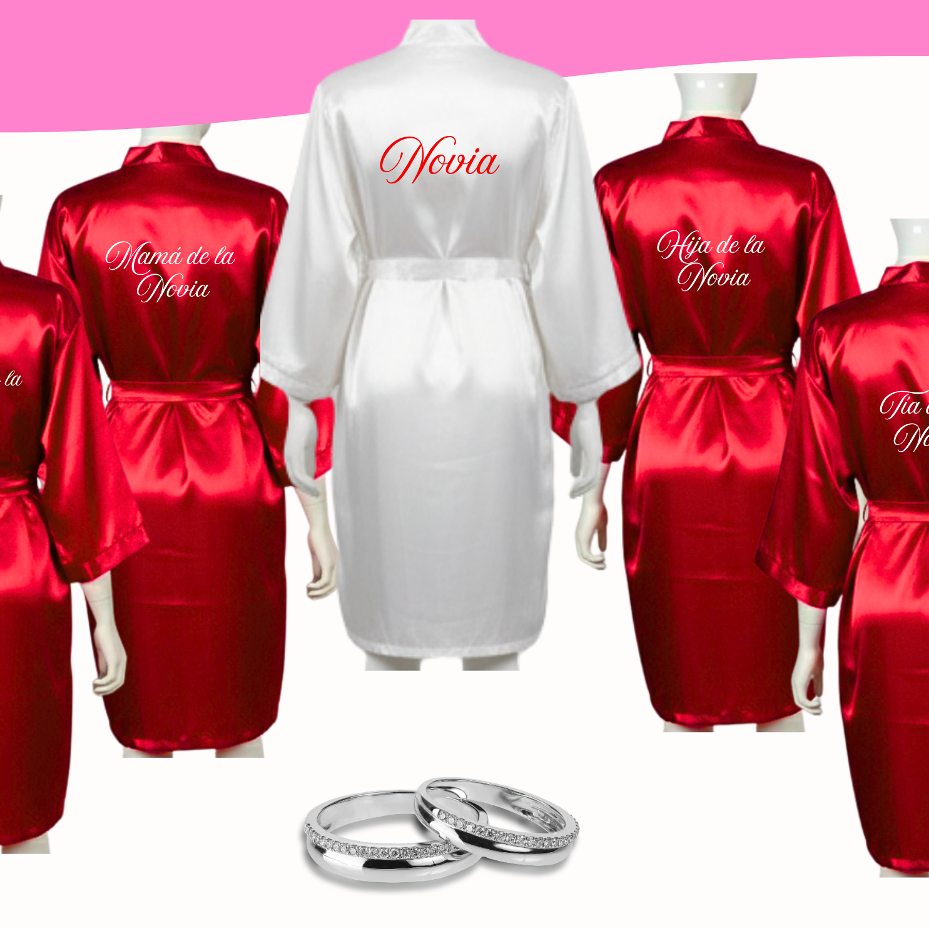 Batas de seda para Bodas 1