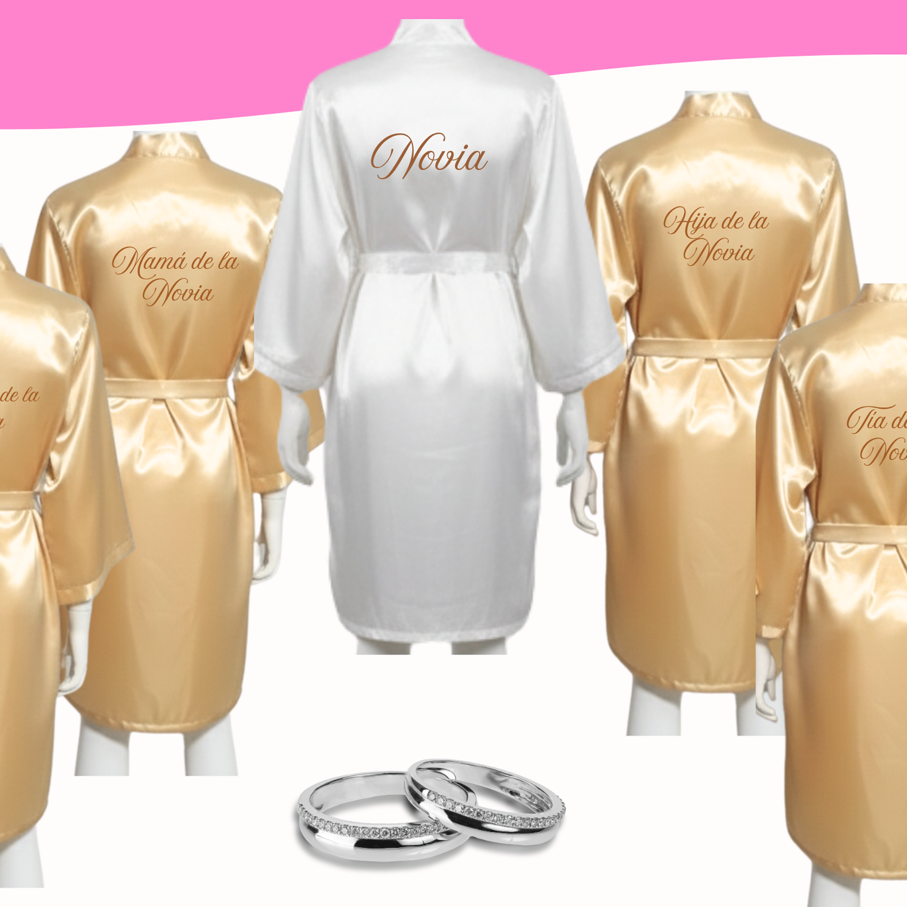 Batas de seda para Bodas 2