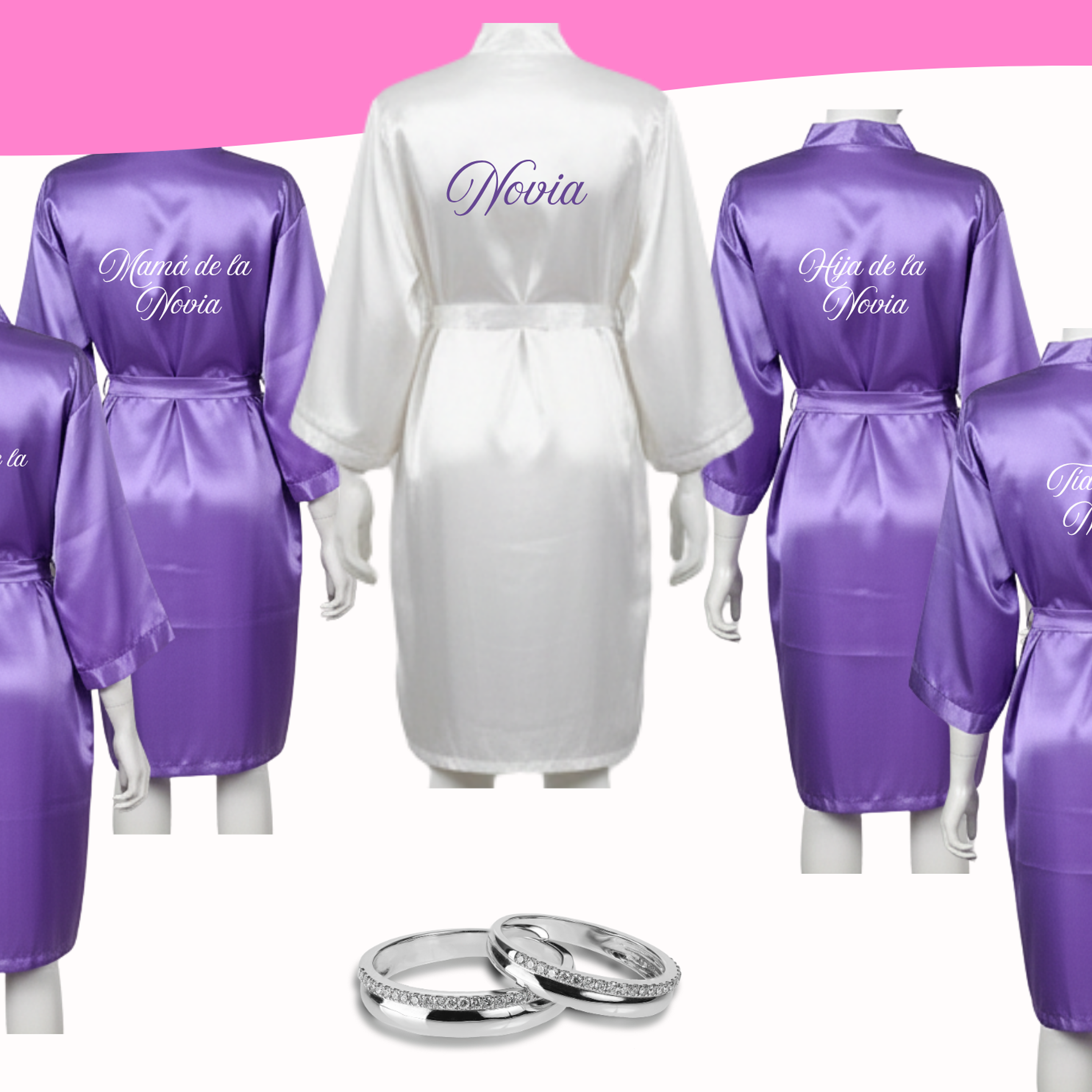 Batas de seda para Bodas 3