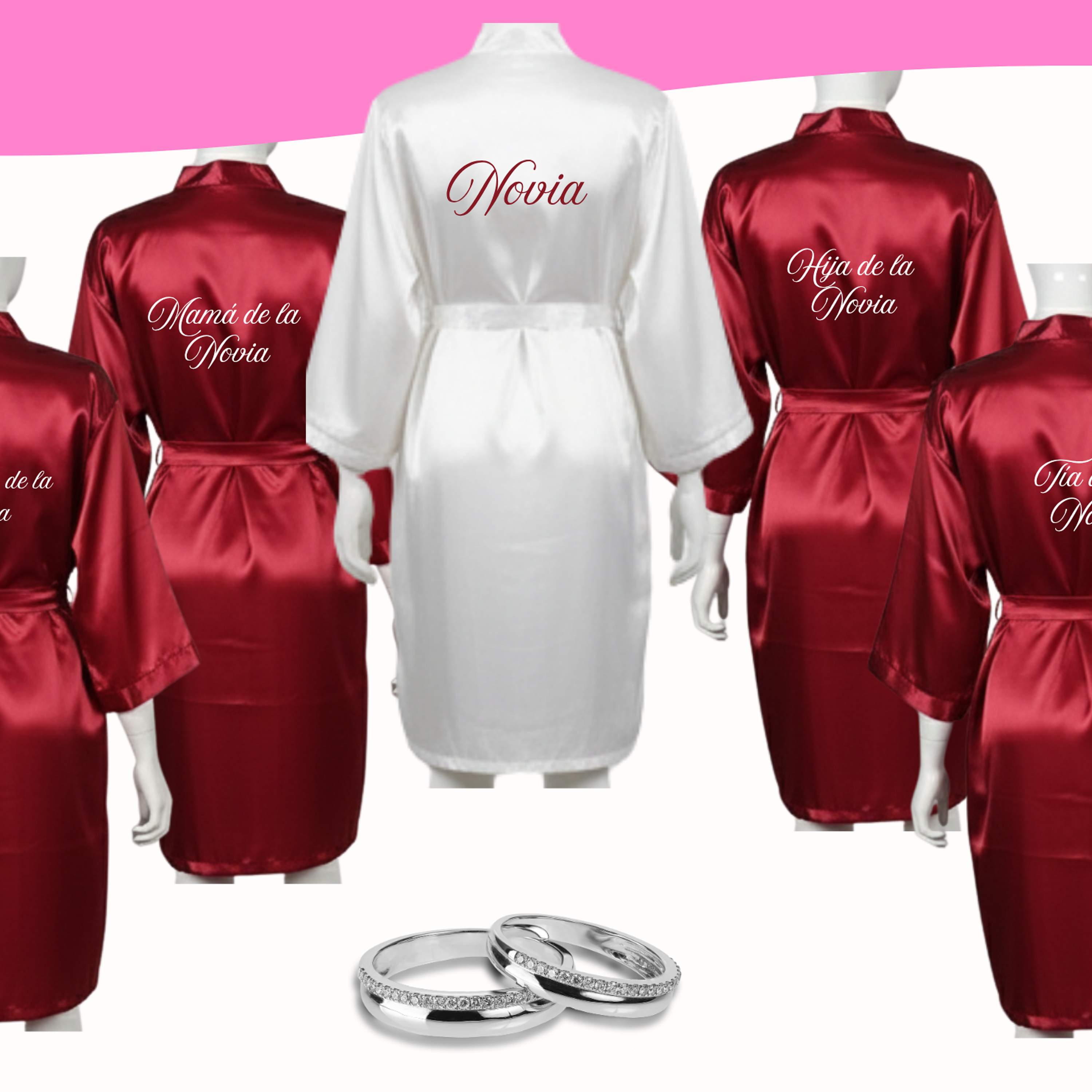 Batas de seda para Bodas 4