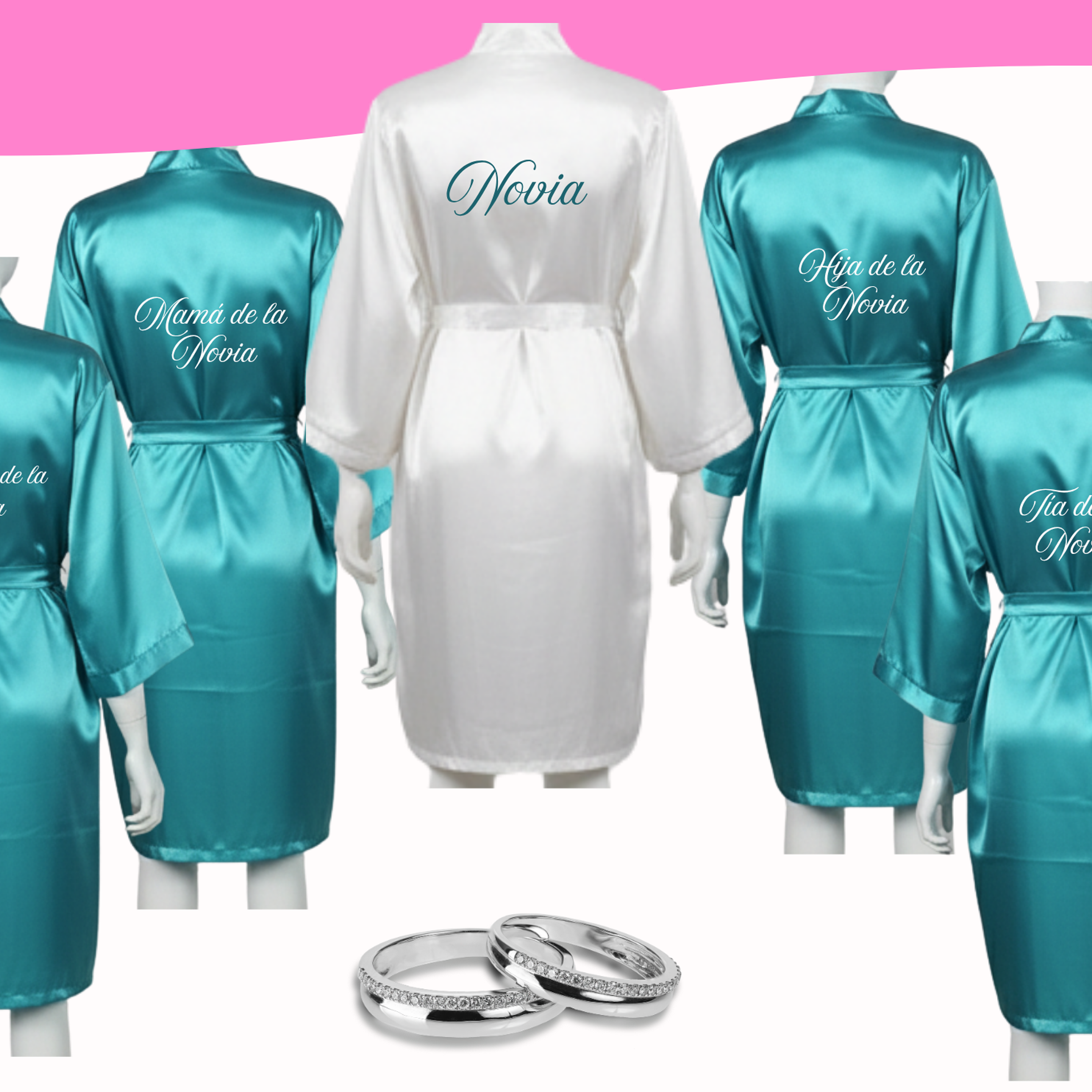 Batas de seda para Bodas 5