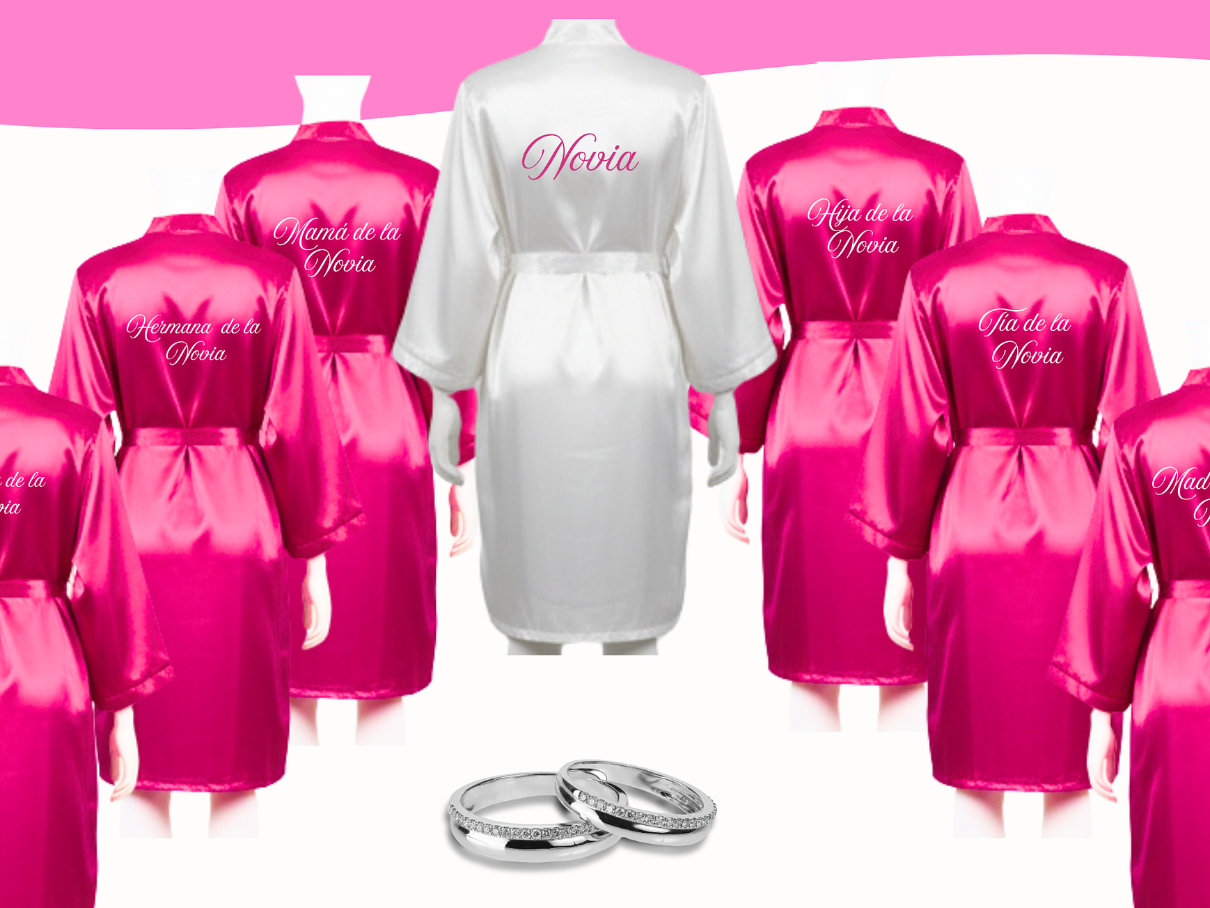 Batas de seda para Bodas 6