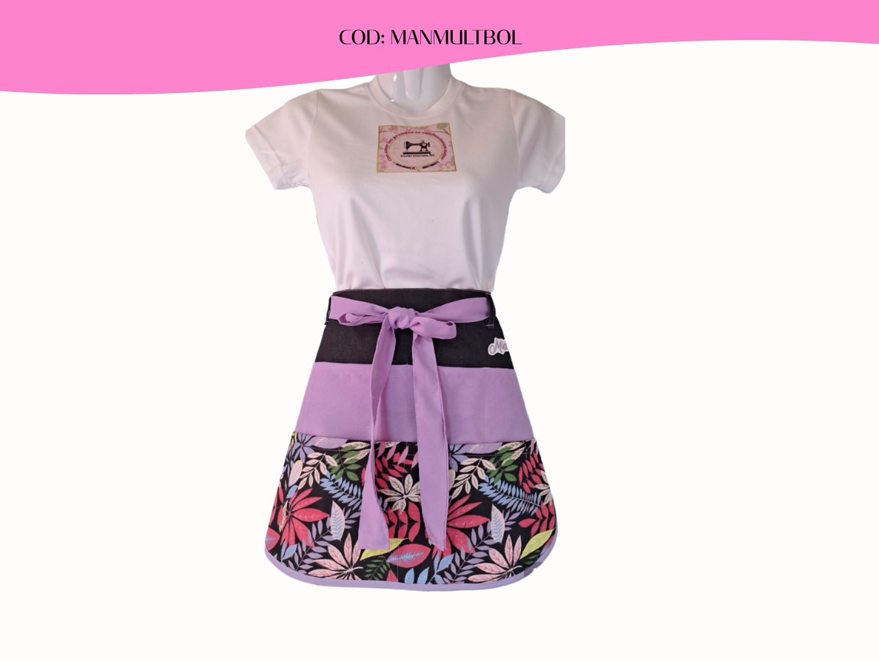 Mandiles Multibolsillos Creativos Curvos 2