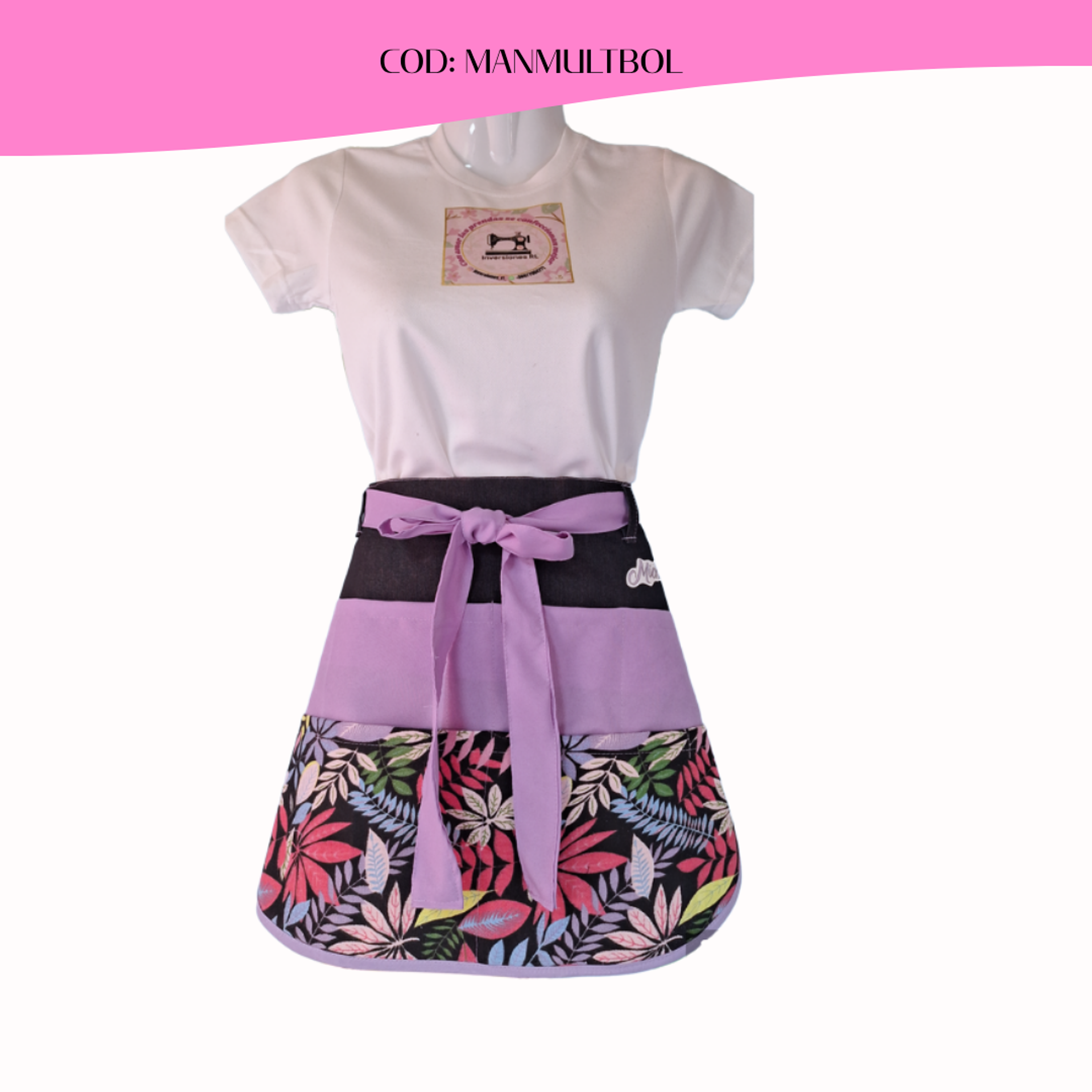 Mandiles Multibolsillos Creativos Curvos 2