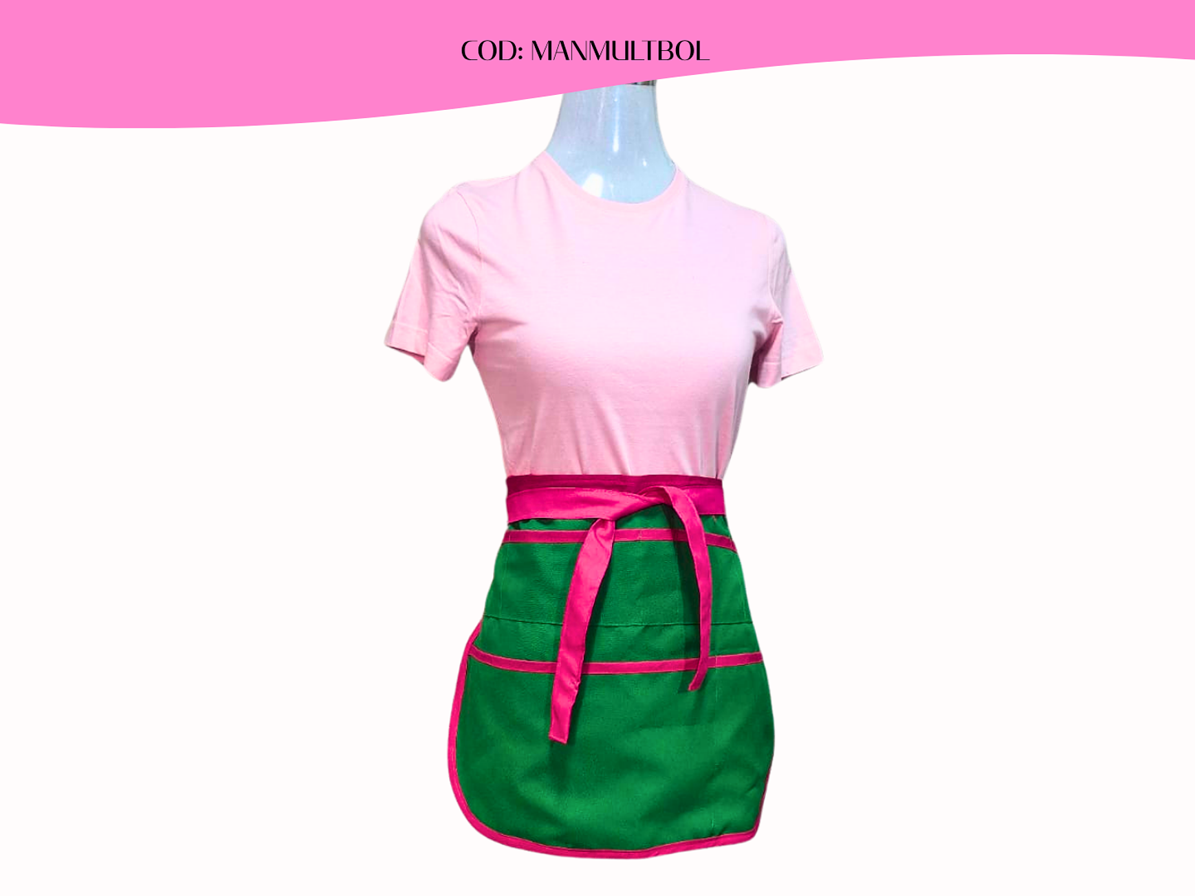 Mandiles Multibolsillos Creativos Curvos 3