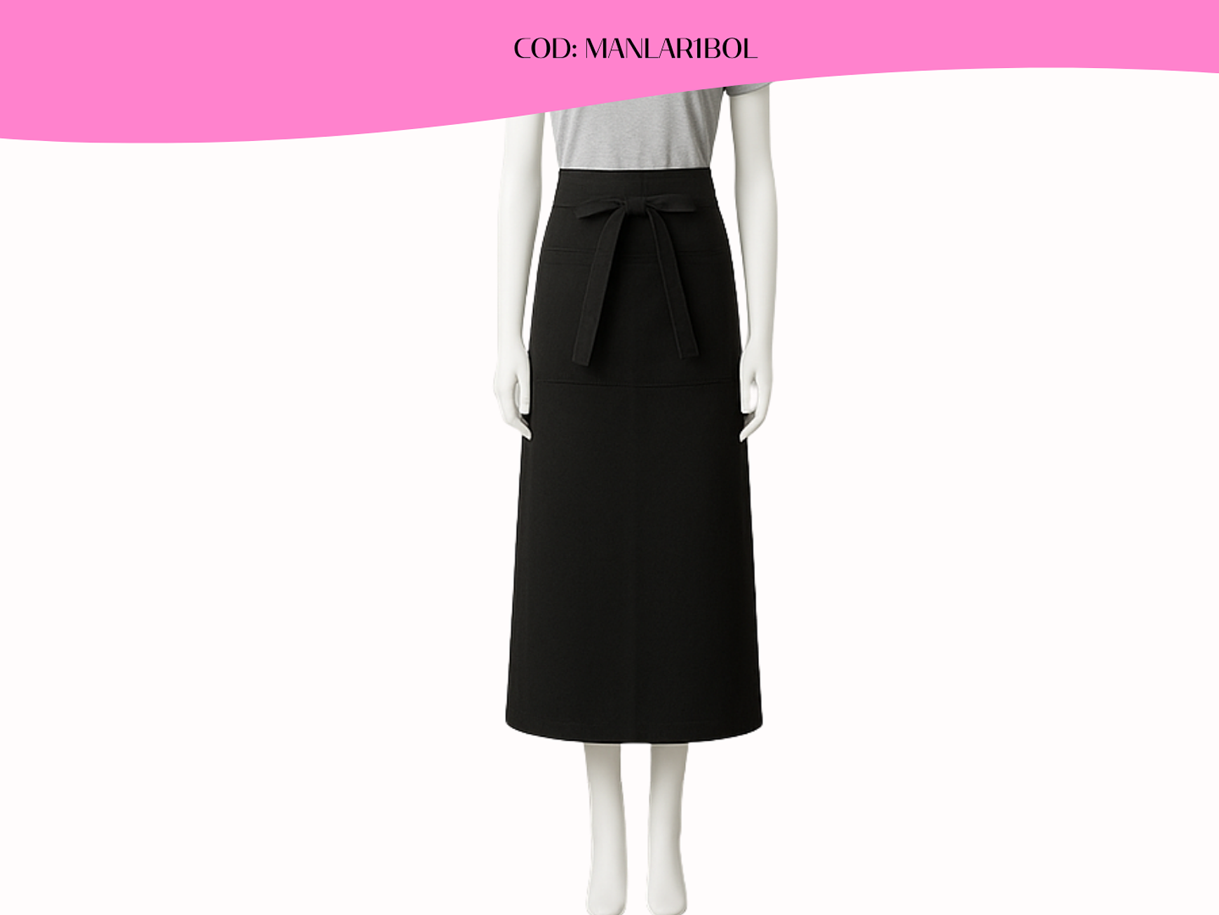 Mandil Largo Clásico Gabardina 2 bolsillos centrales 8