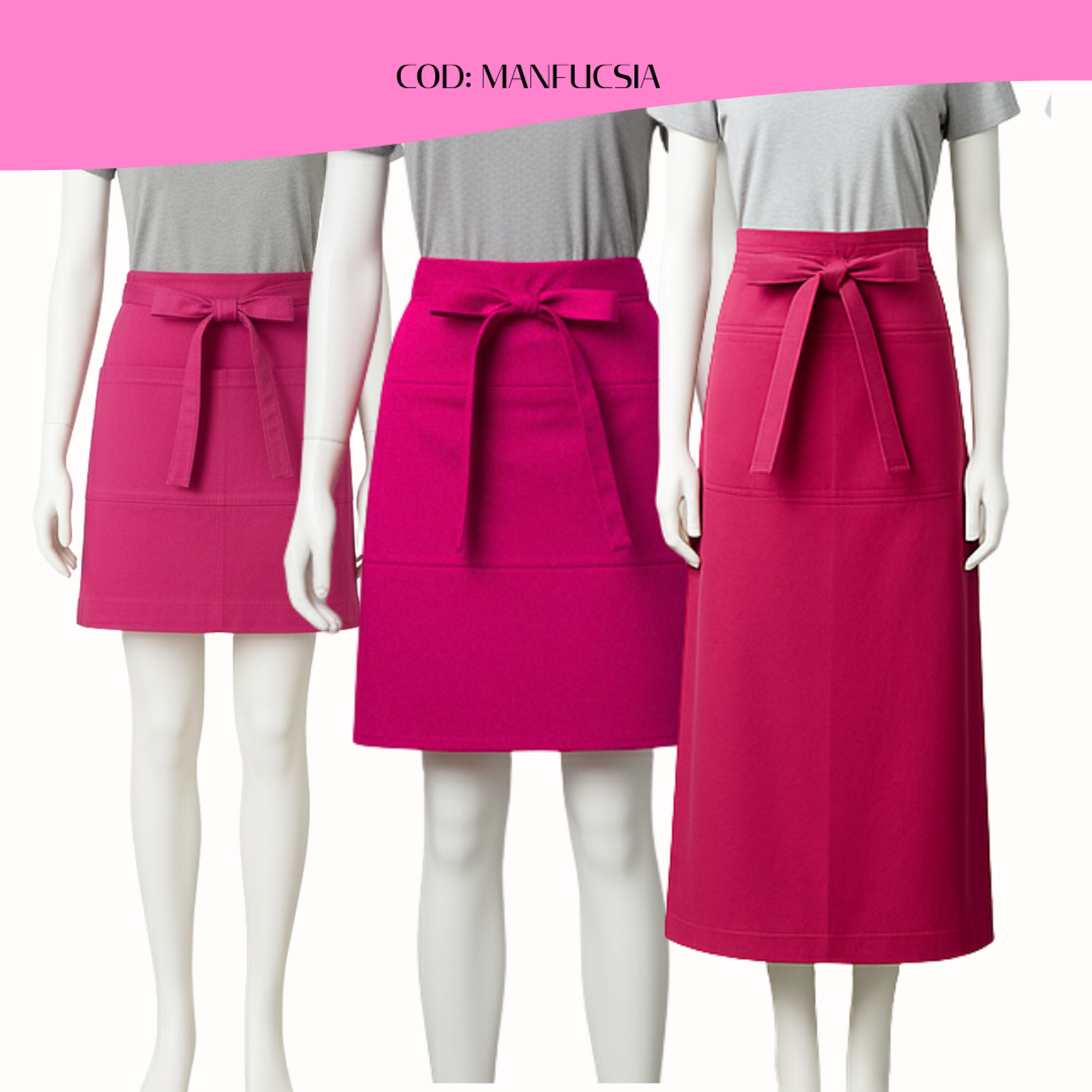 Mandil Clásico Gabardina 2 bolsillos centrales 5