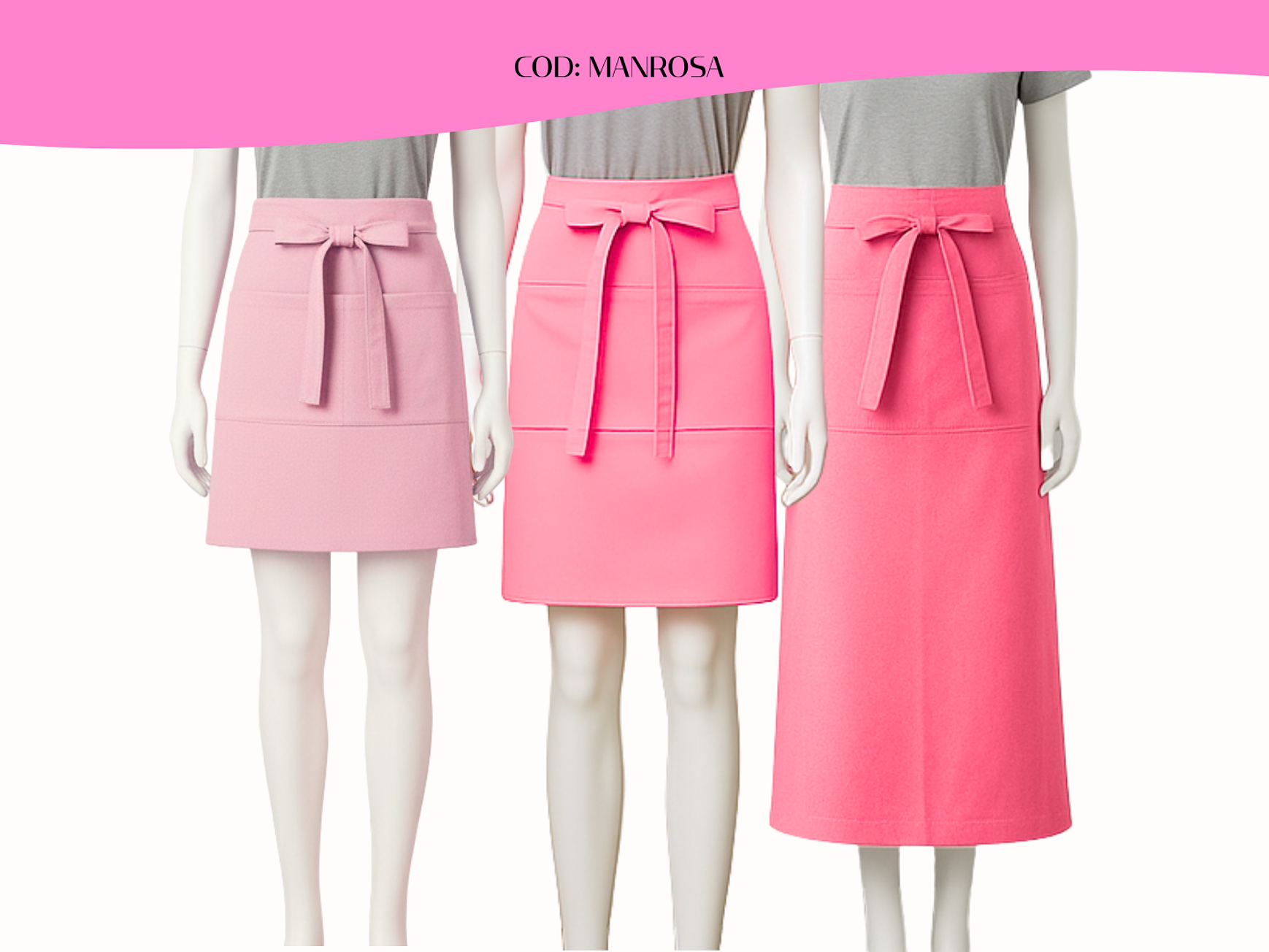 Mandil Clásico Gabardina 2 bolsillos centrales 8