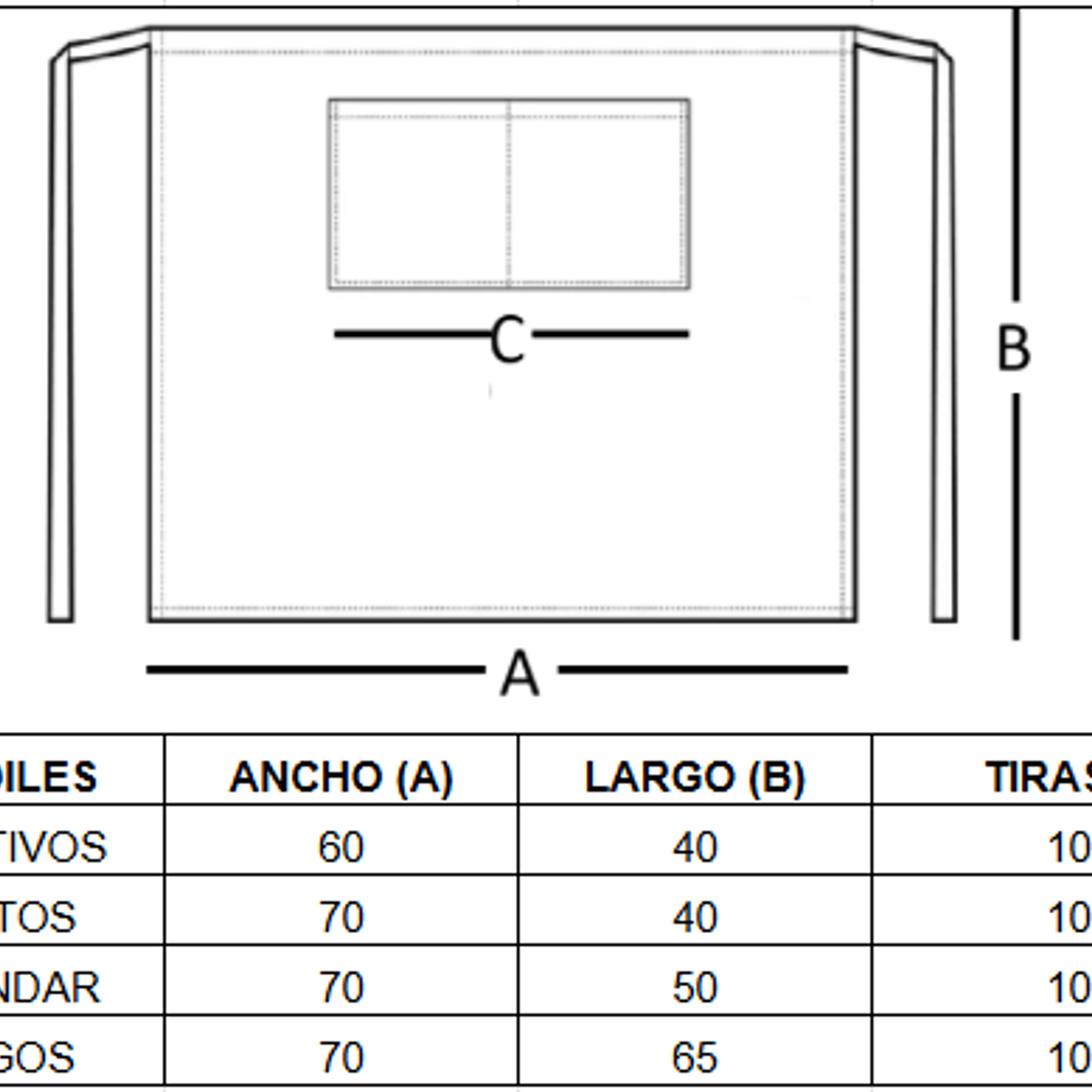 Mandil Clásico Poliester Estándar 17