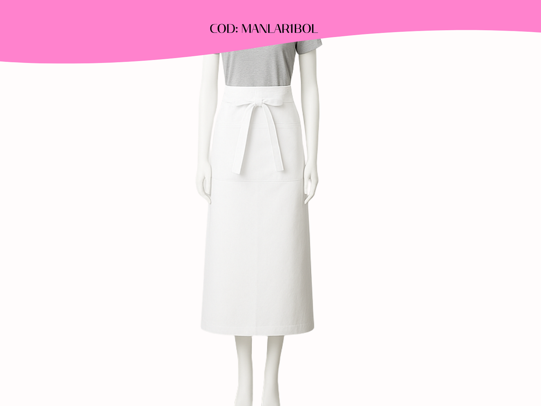 Mandil Clásico Poliester Largo 3