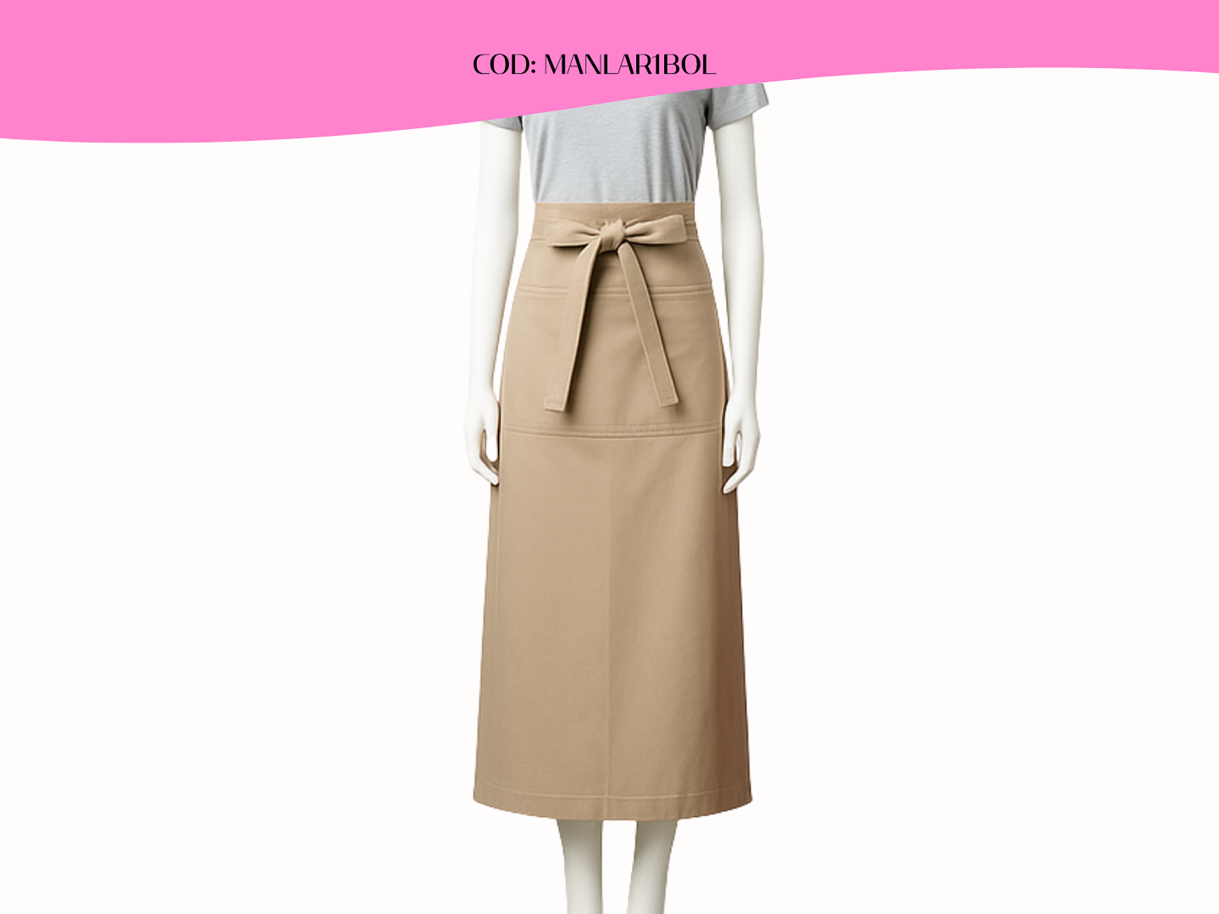 Mandil Clásico Poliester Largo 1