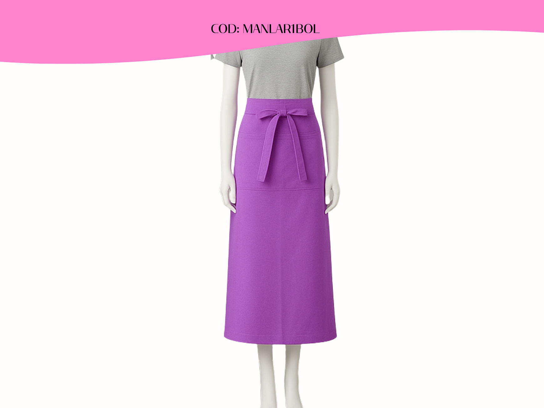 Mandil Clásico Poliester Largo 5