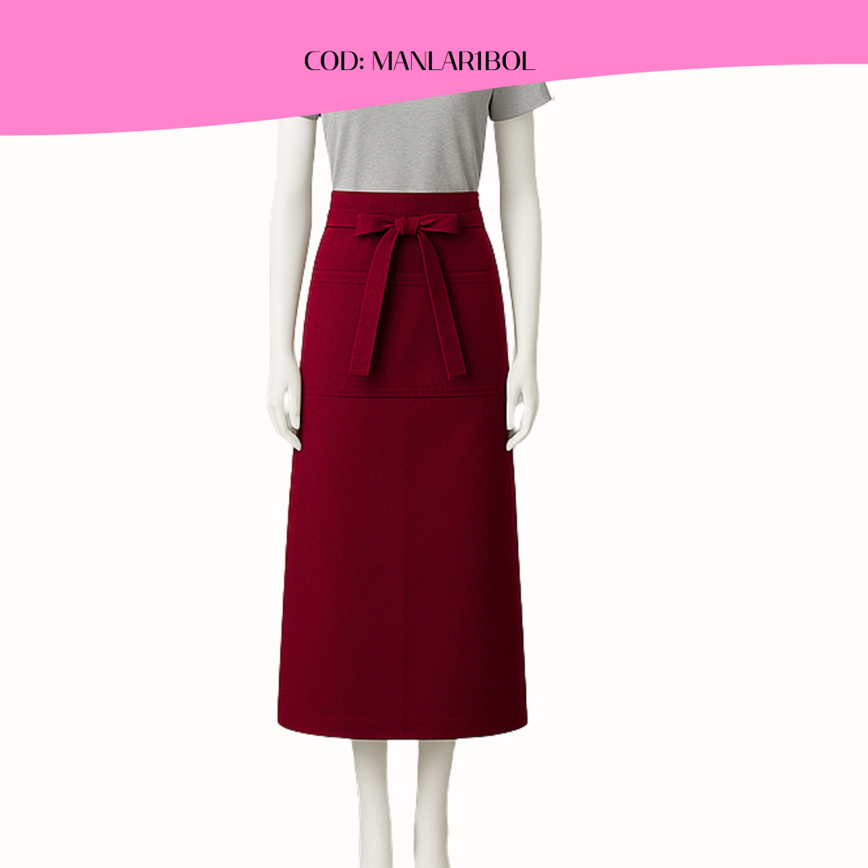 Mandil Clásico Poliester Largo 7