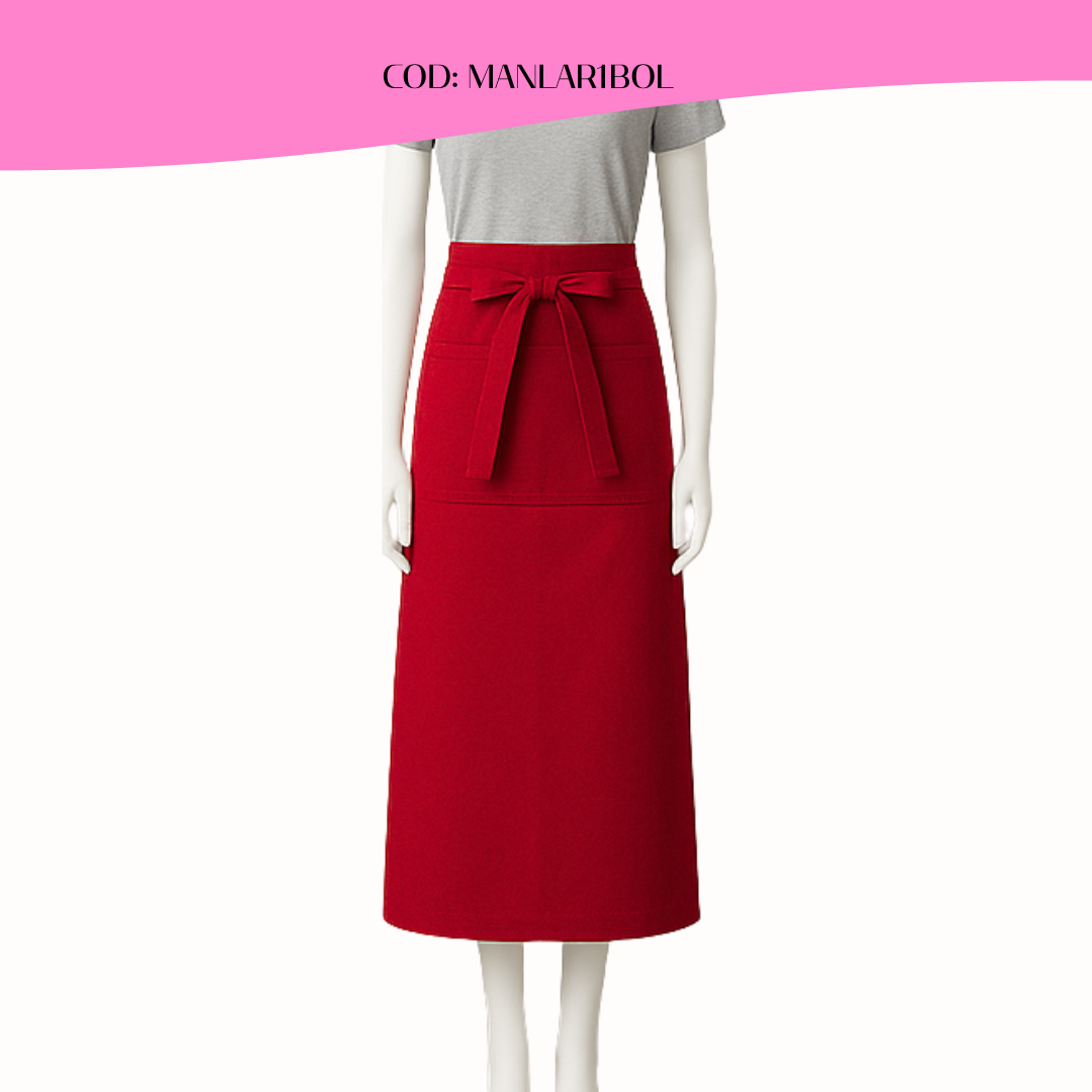 Mandil Clásico Poliester Largo 11