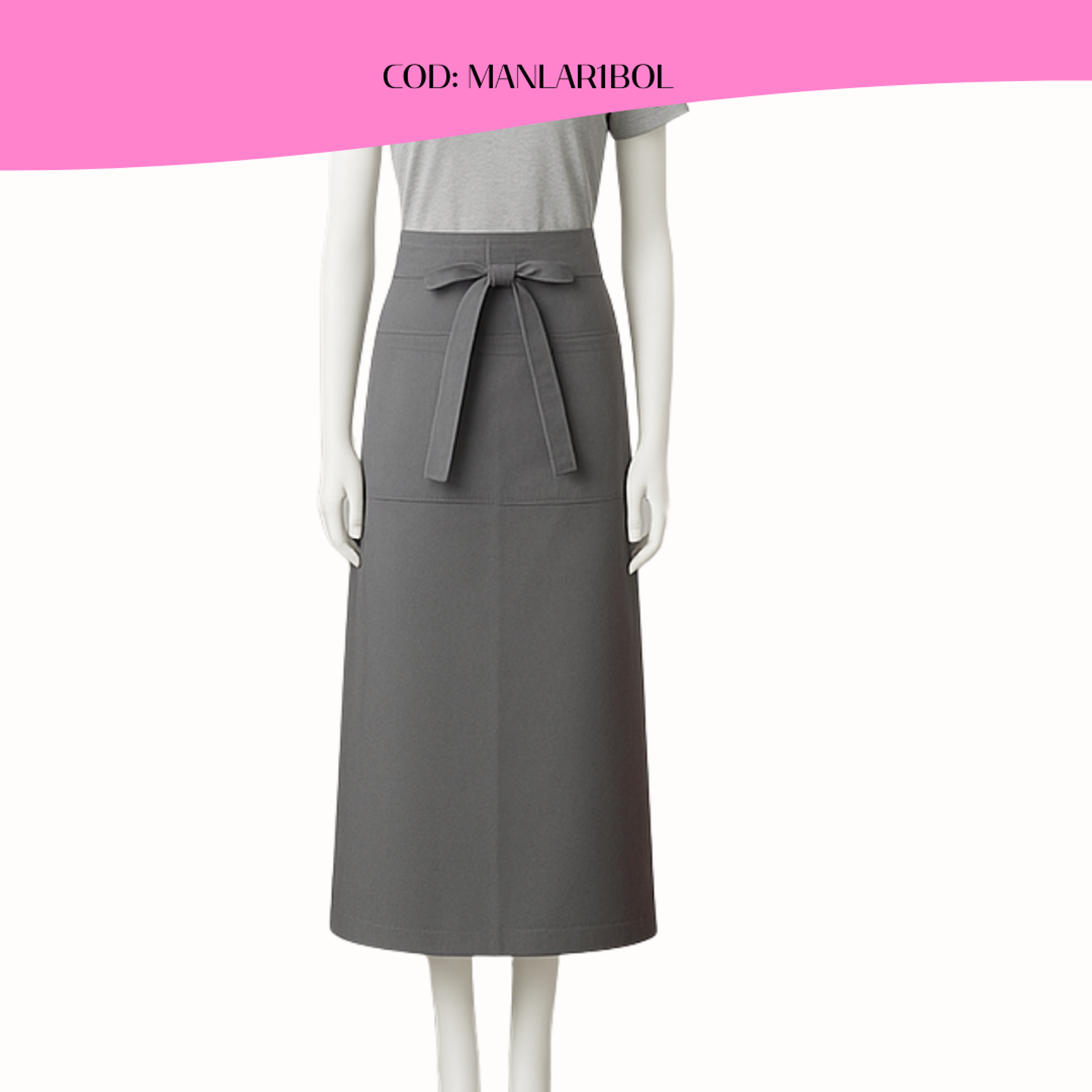 Mandil Clásico Poliester Largo 15