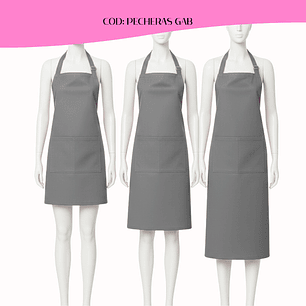 Pechera-Delantal Clásico Gabardina