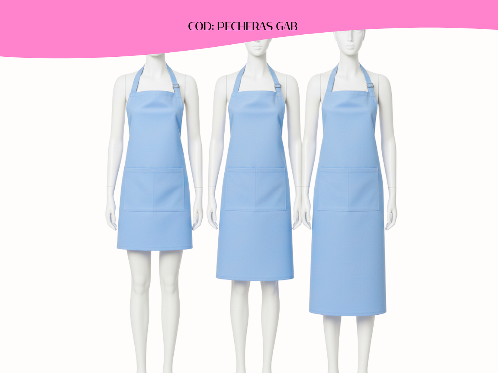 Pechera-Delantal Clásico Gabardina 2