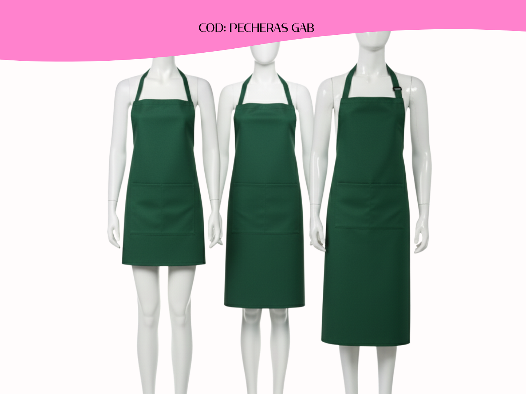 Pechera-Delantal Clásico Gabardina 3