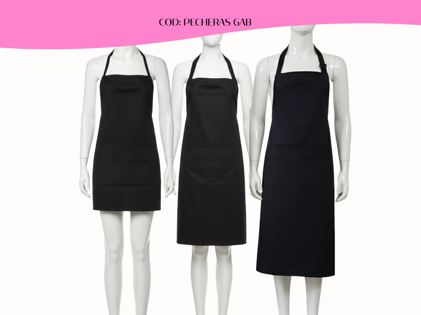 Pechera-Delantal Clásico Gabardina 4