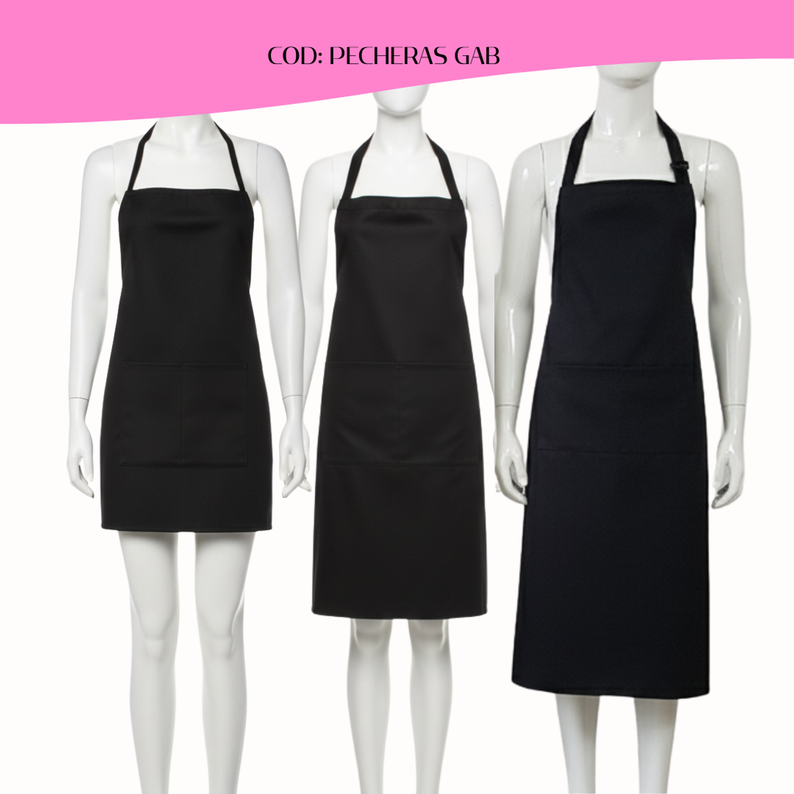 Pechera-Delantal Clásico Gabardina 4