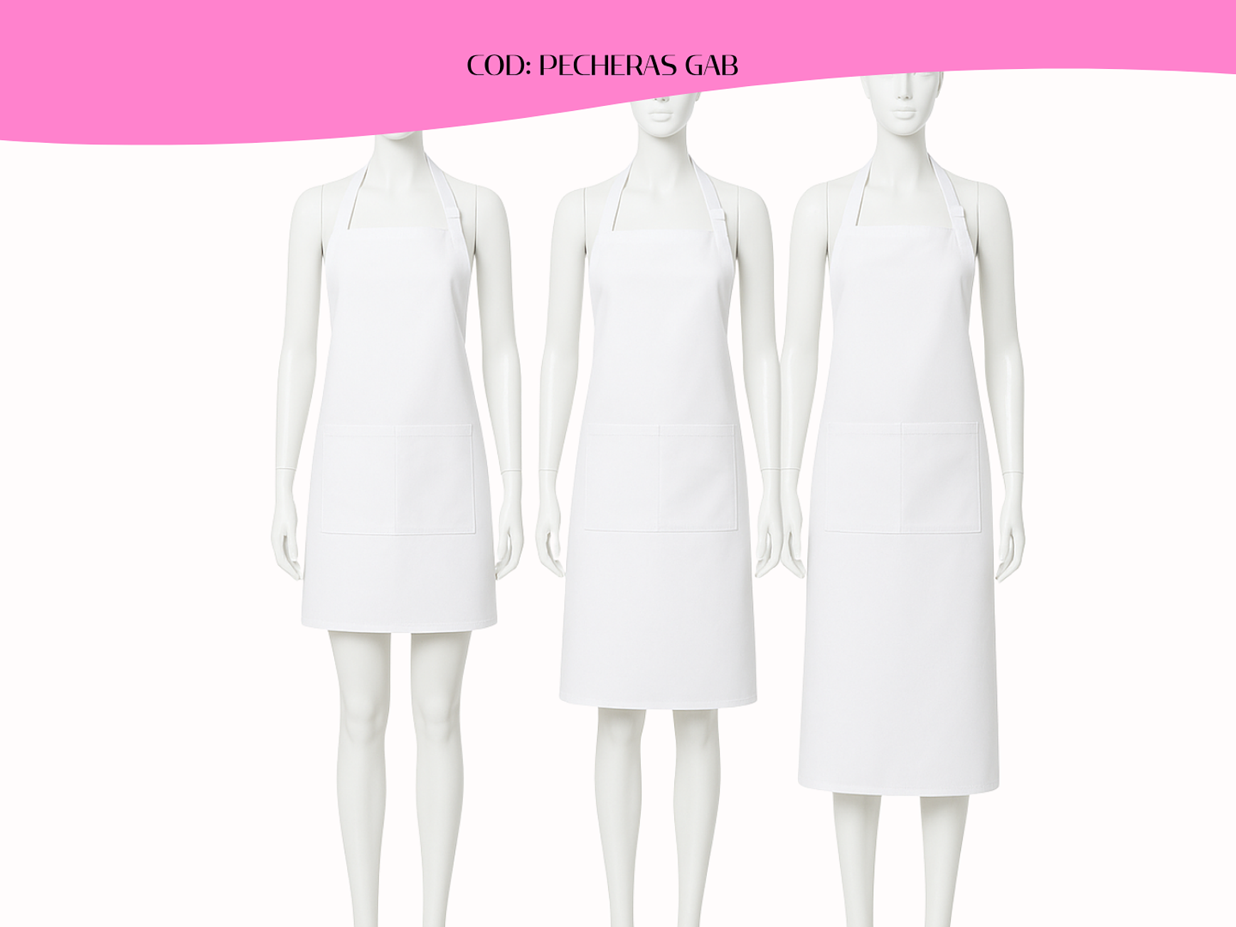 Pechera-Delantal Clásico Gabardina 5