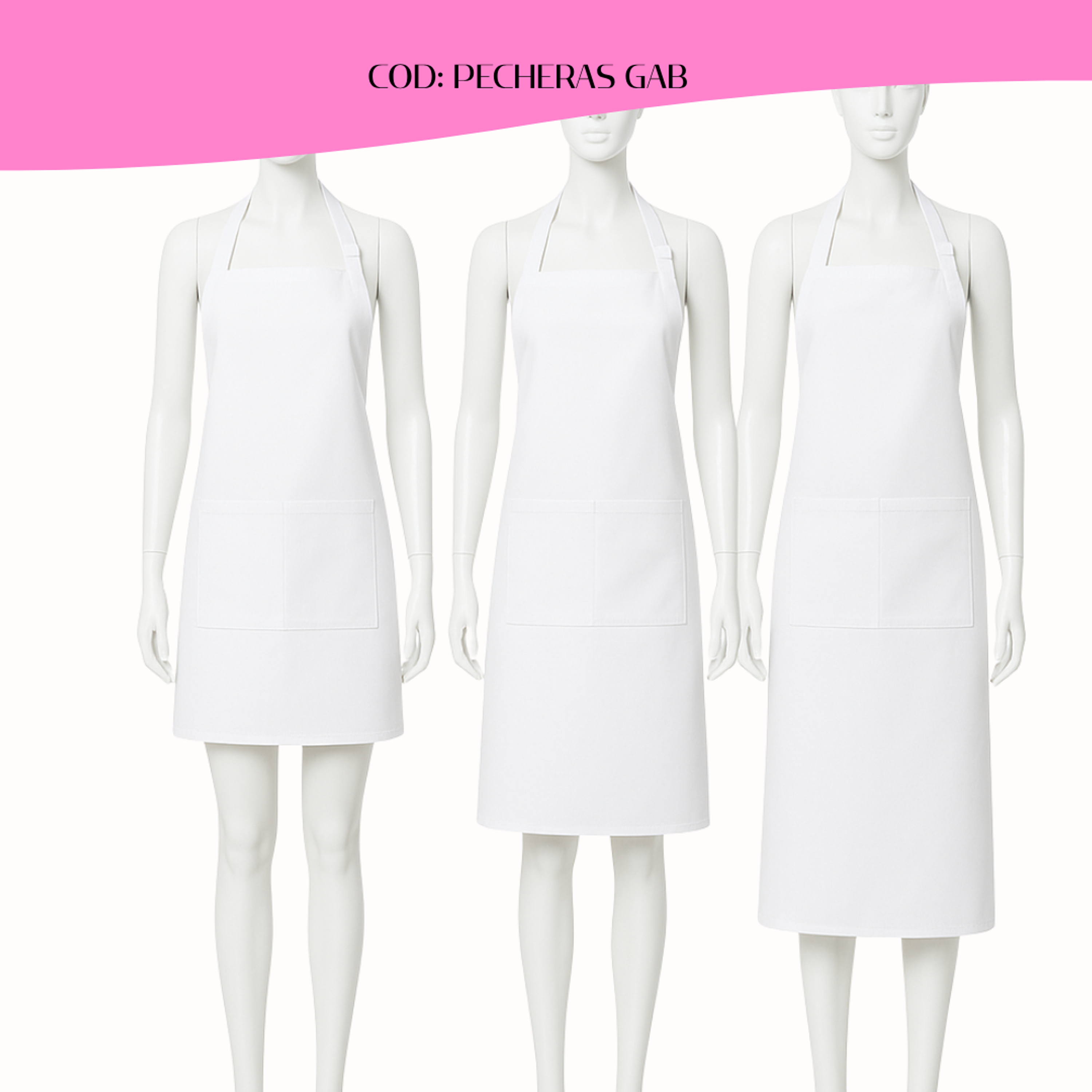 Pechera-Delantal Clásico Gabardina 5