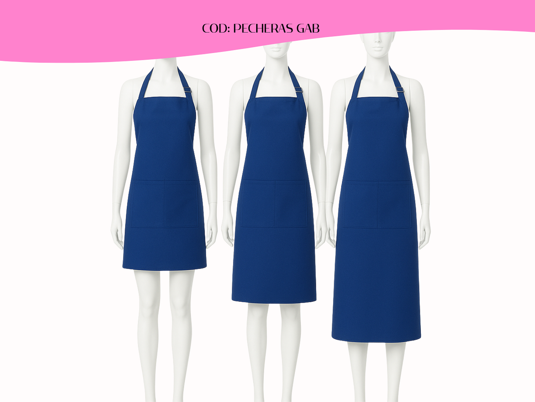 Pechera-Delantal Clásico Gabardina 7