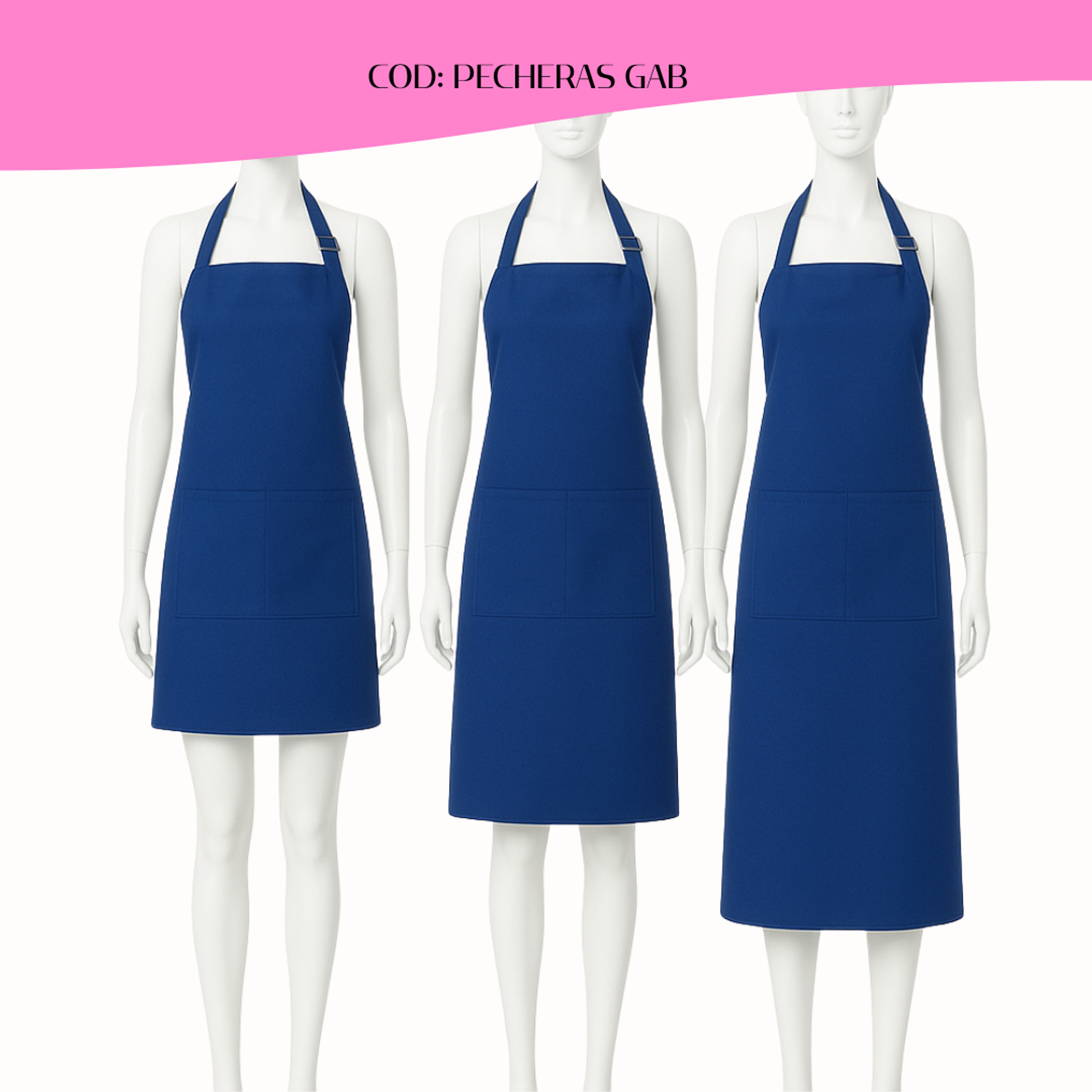 Pechera-Delantal Clásico Gabardina 7