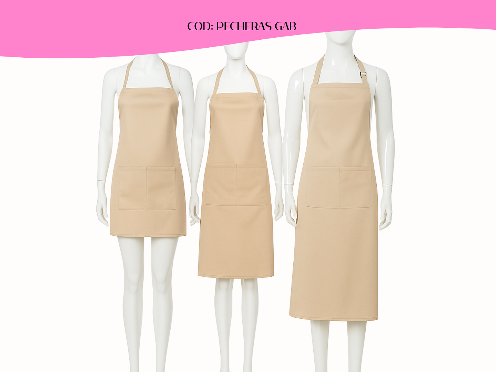 Pechera-Delantal Clásico Gabardina 8