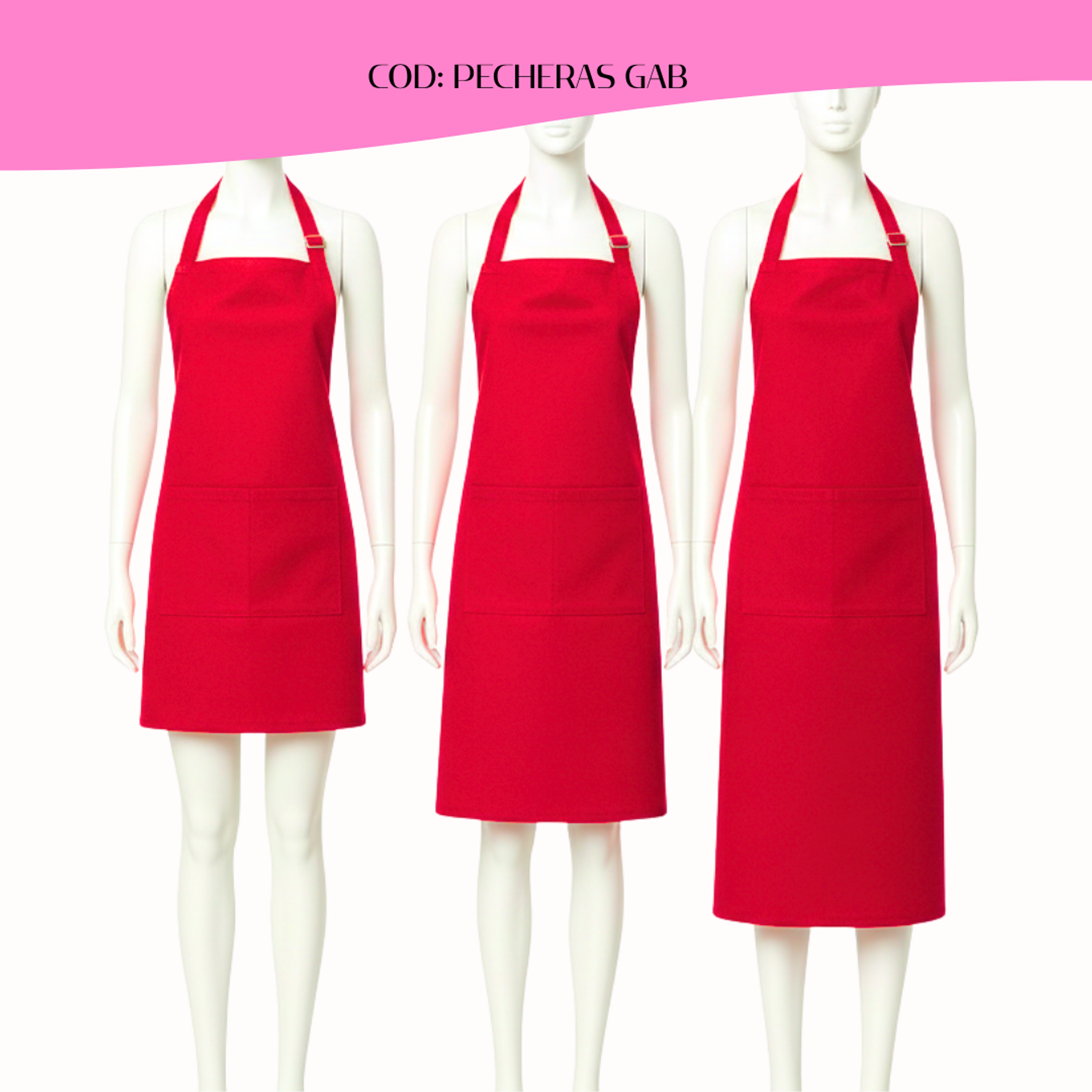 Pechera-Delantal Clásico Gabardina 9