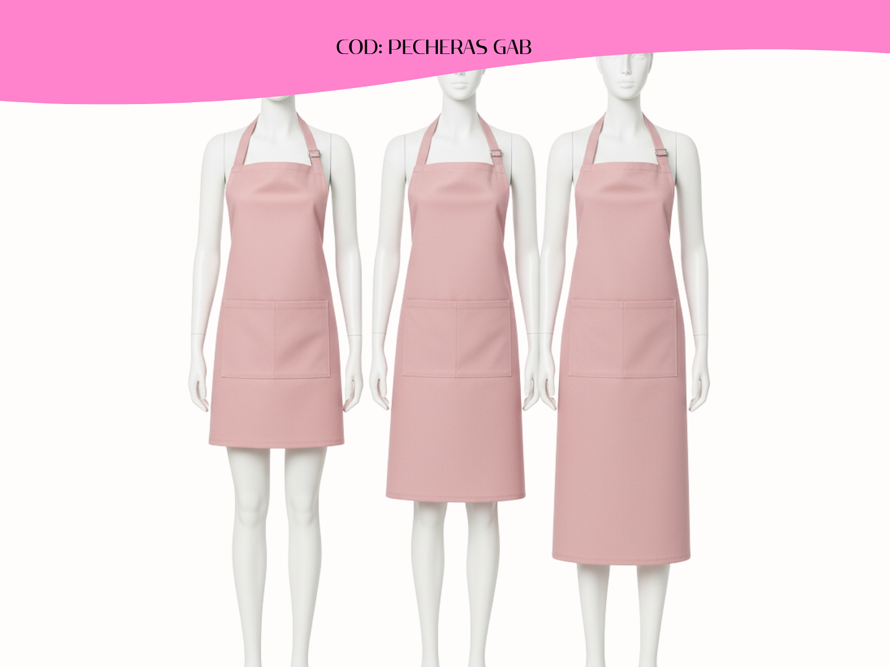 Pechera-Delantal Clásica Poliester 3