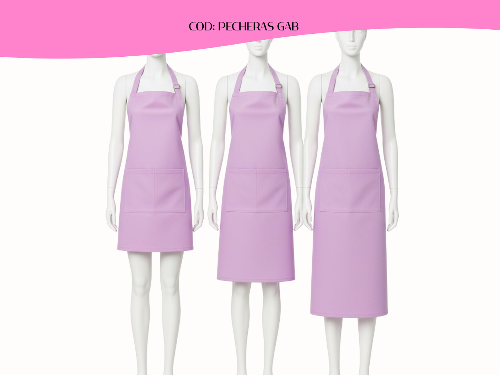 Pechera-Delantal Clásica Poliester 5