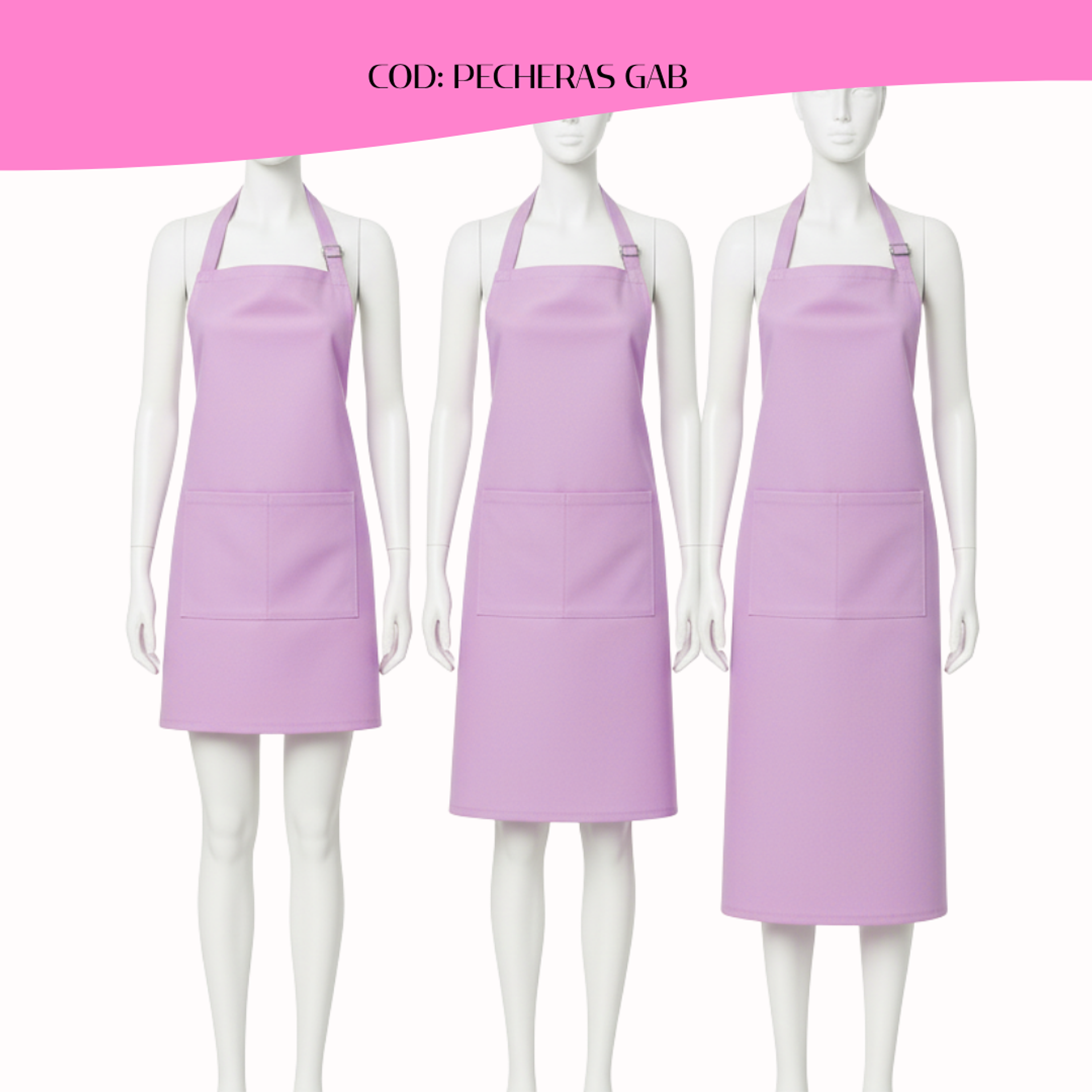 Pechera-Delantal Clásica Poliester 5