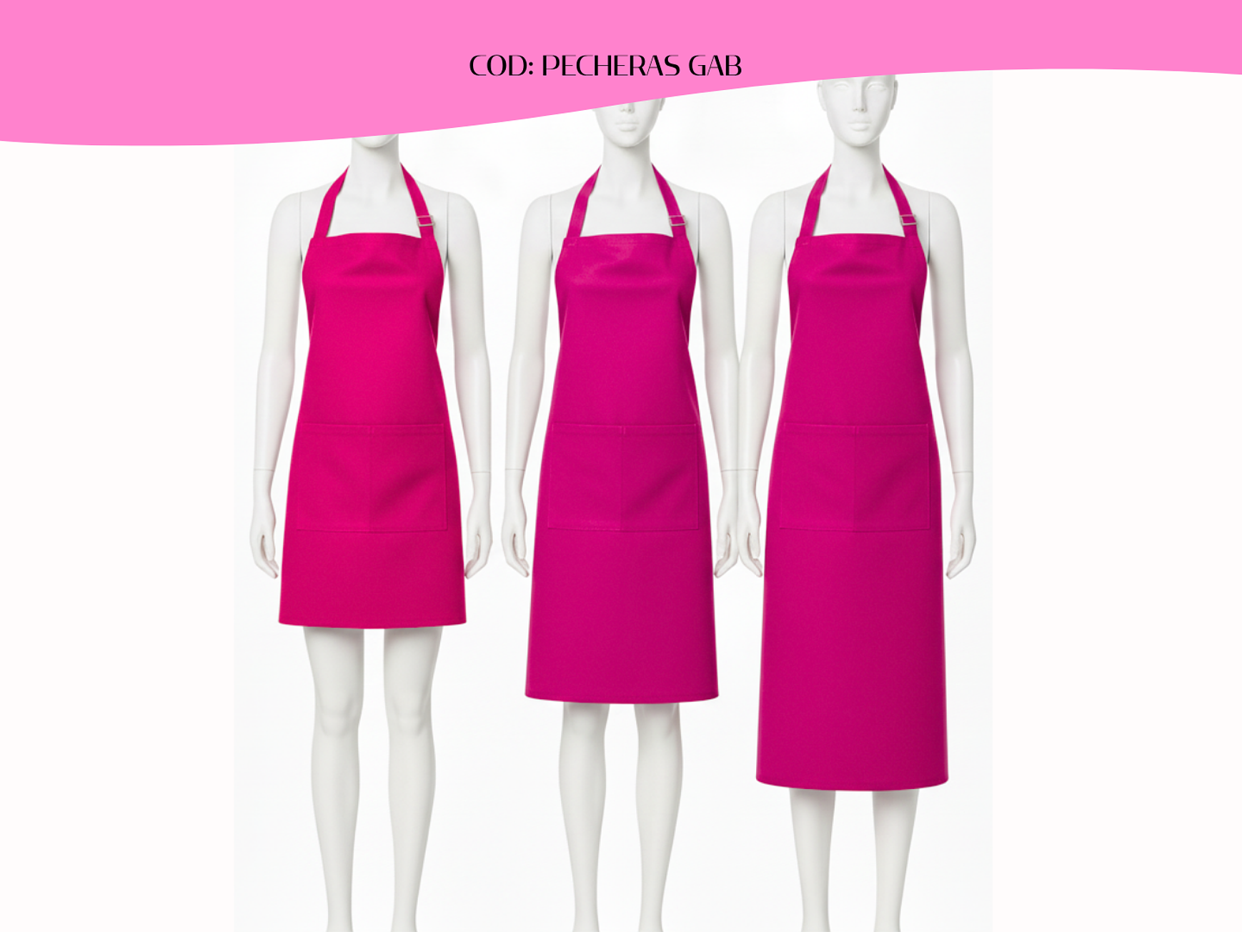 Pechera-Delantal Clásica Poliester 13