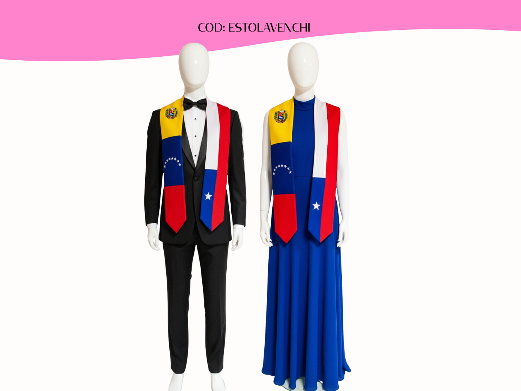 Estolas de graduación Venezuela-Chile 1