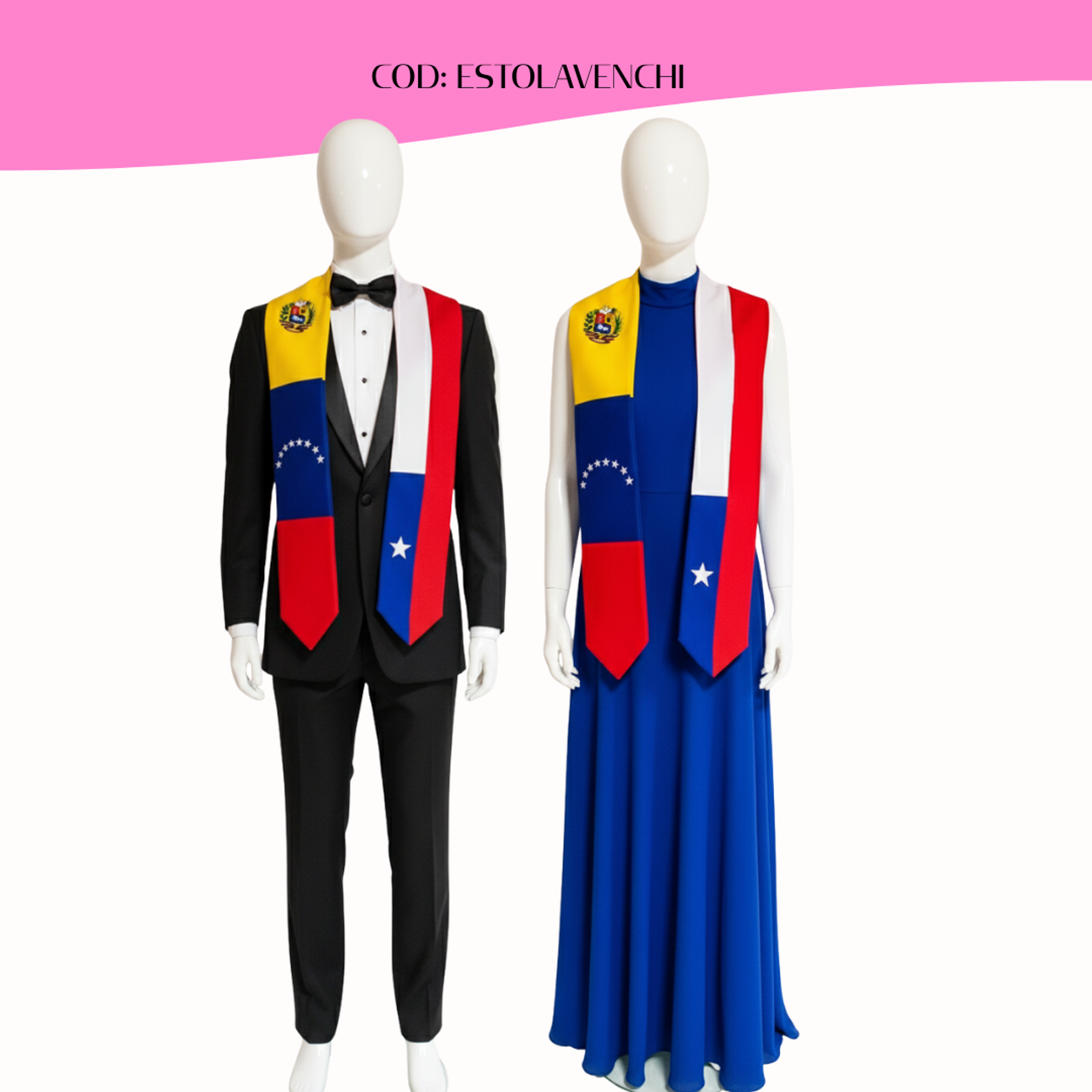 Estolas de graduación Venezuela-Chile 1