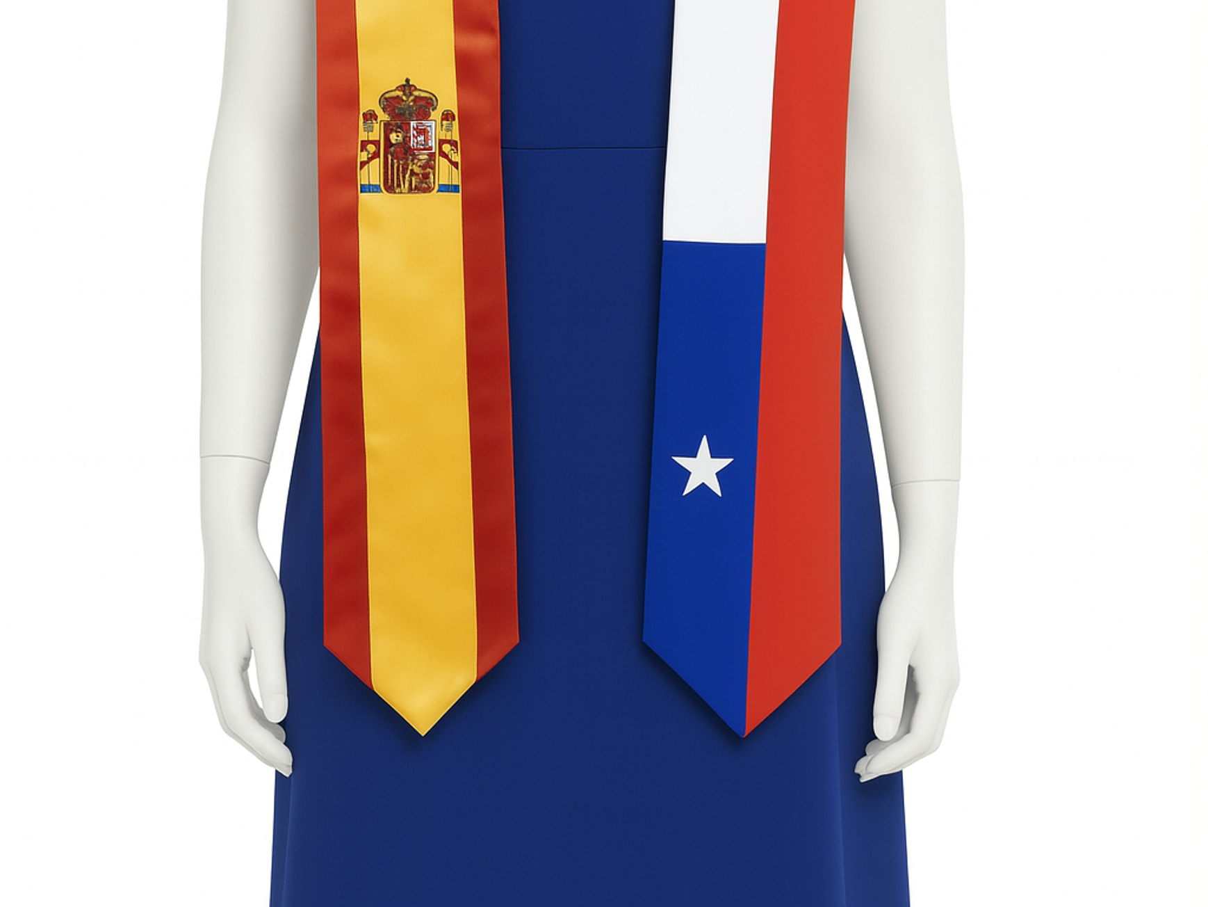 Estolas de graduación Chile-España 1