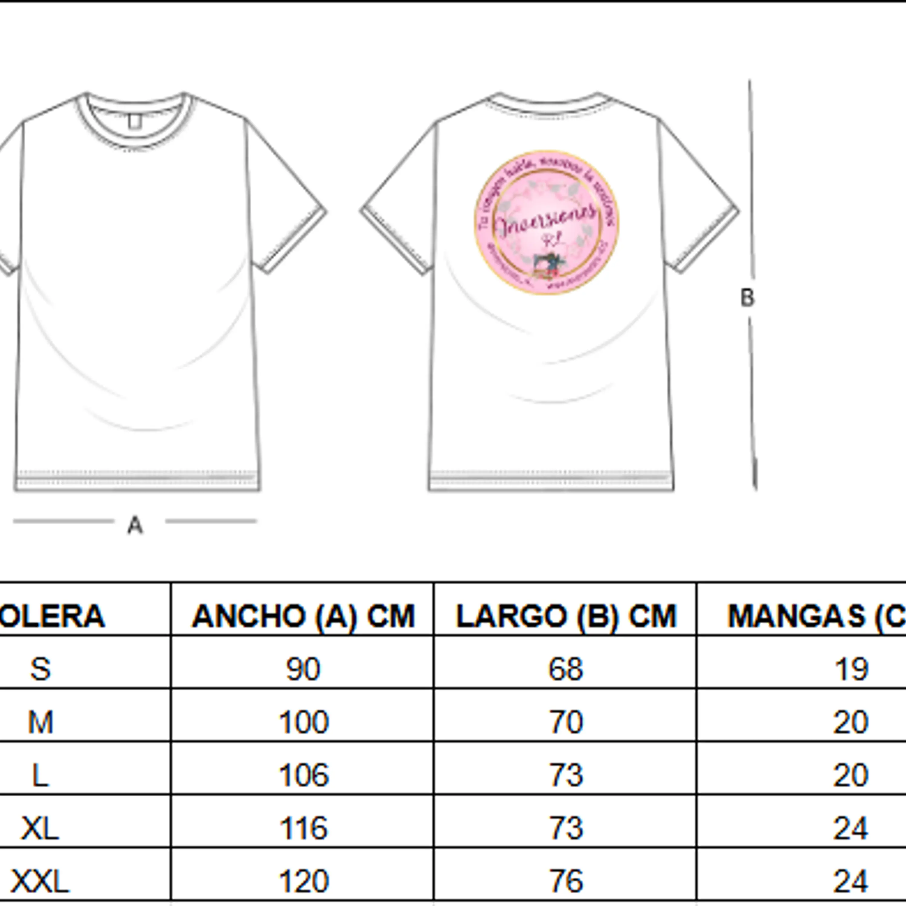 Poleras personalizadas logo espalda 2