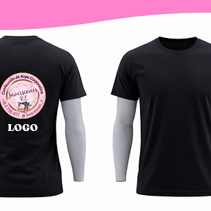 Poleras personalizadas logo espalda grande
