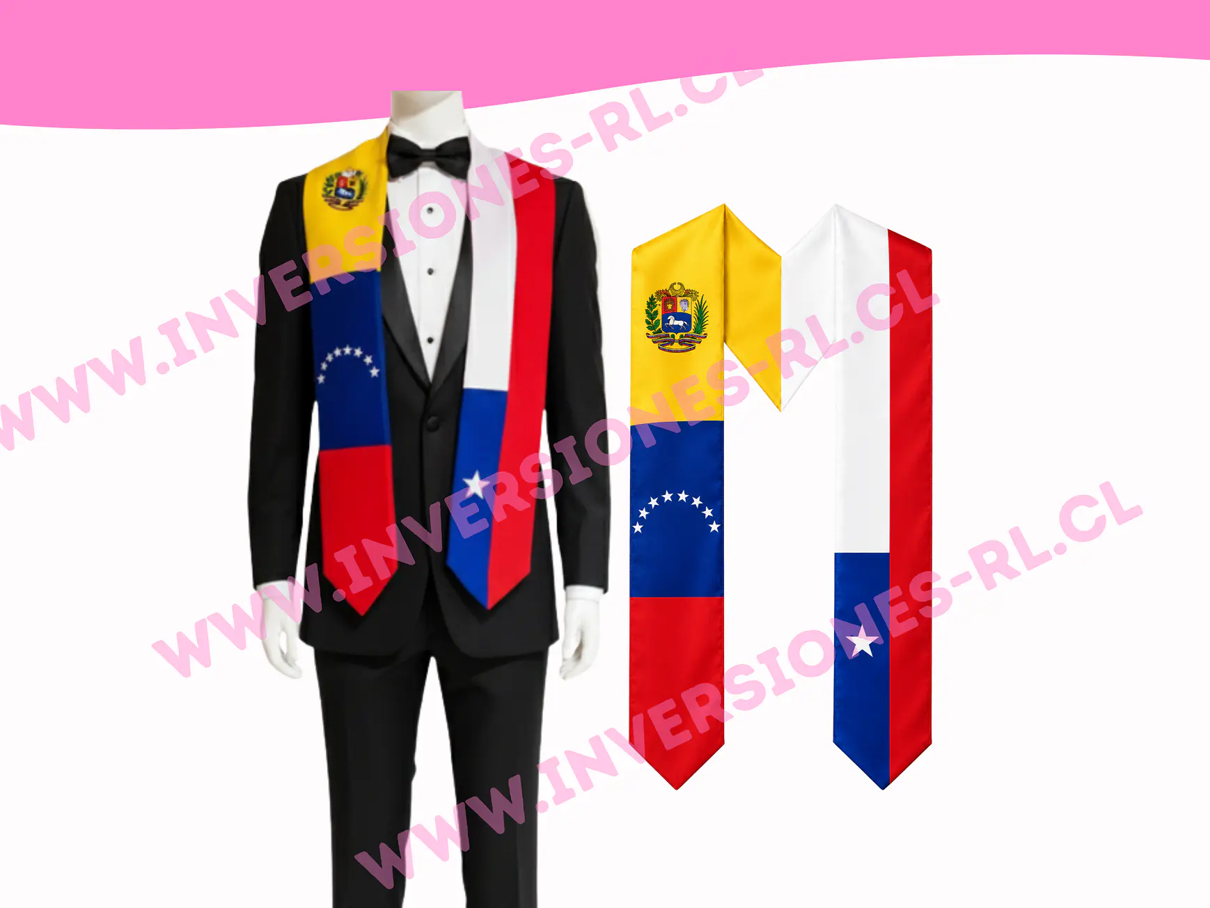 Estolas de graduación Chile-Venezuela 1