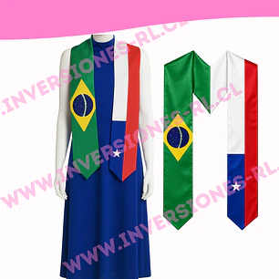 Estolas de graduación Chile-Brazil