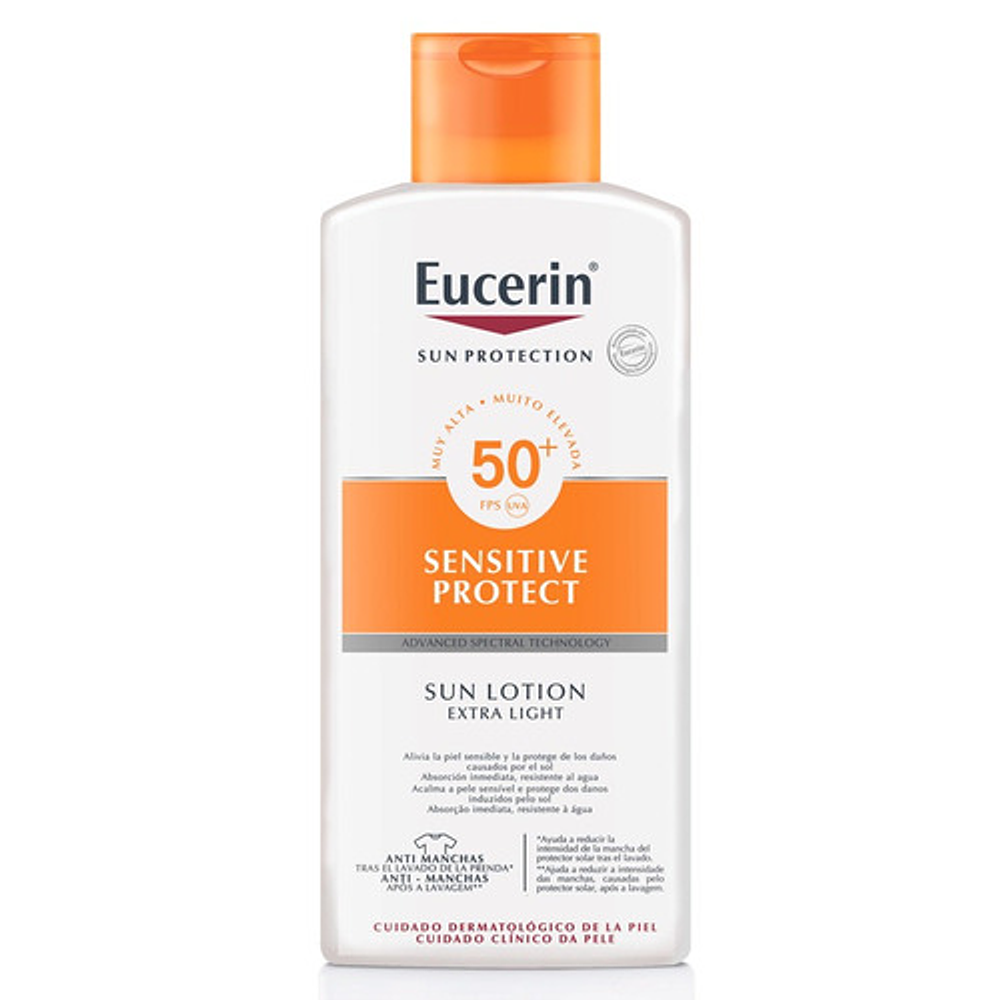 Protector Solar Eucerin Loción Textura Muy Ligera 400ml