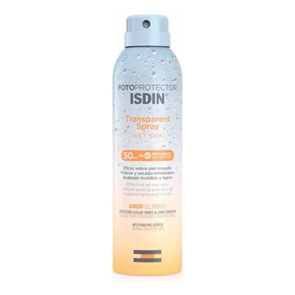 Isdin Fotoprotector Wet Skin Transparent Spray Fps 50+ 250ml