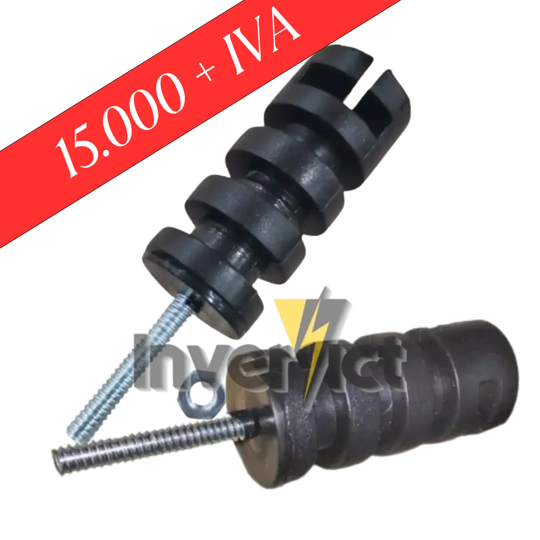 AISLADOR DE PASO  CON PERNO PARA CERCO ELECTRICO 100 UND 1